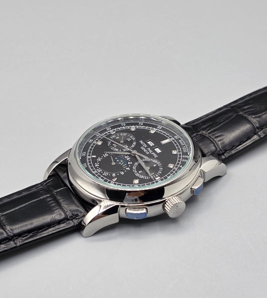 Premium Black Dial Multi-Function Automatic Watch