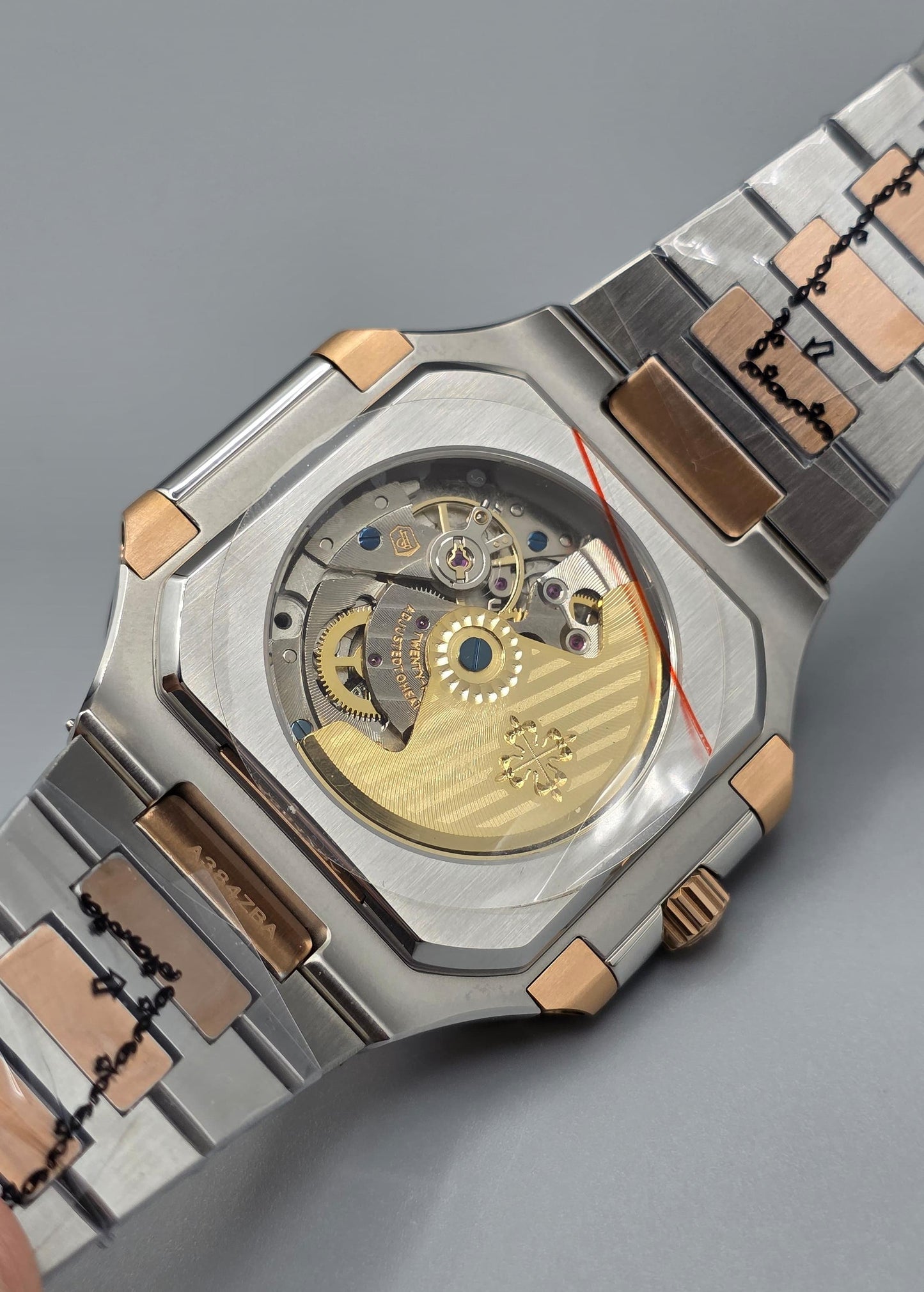 Premium Luxury Men’s Watch – Silver & Rose Gold, Automatic Datejust, Blue Dial