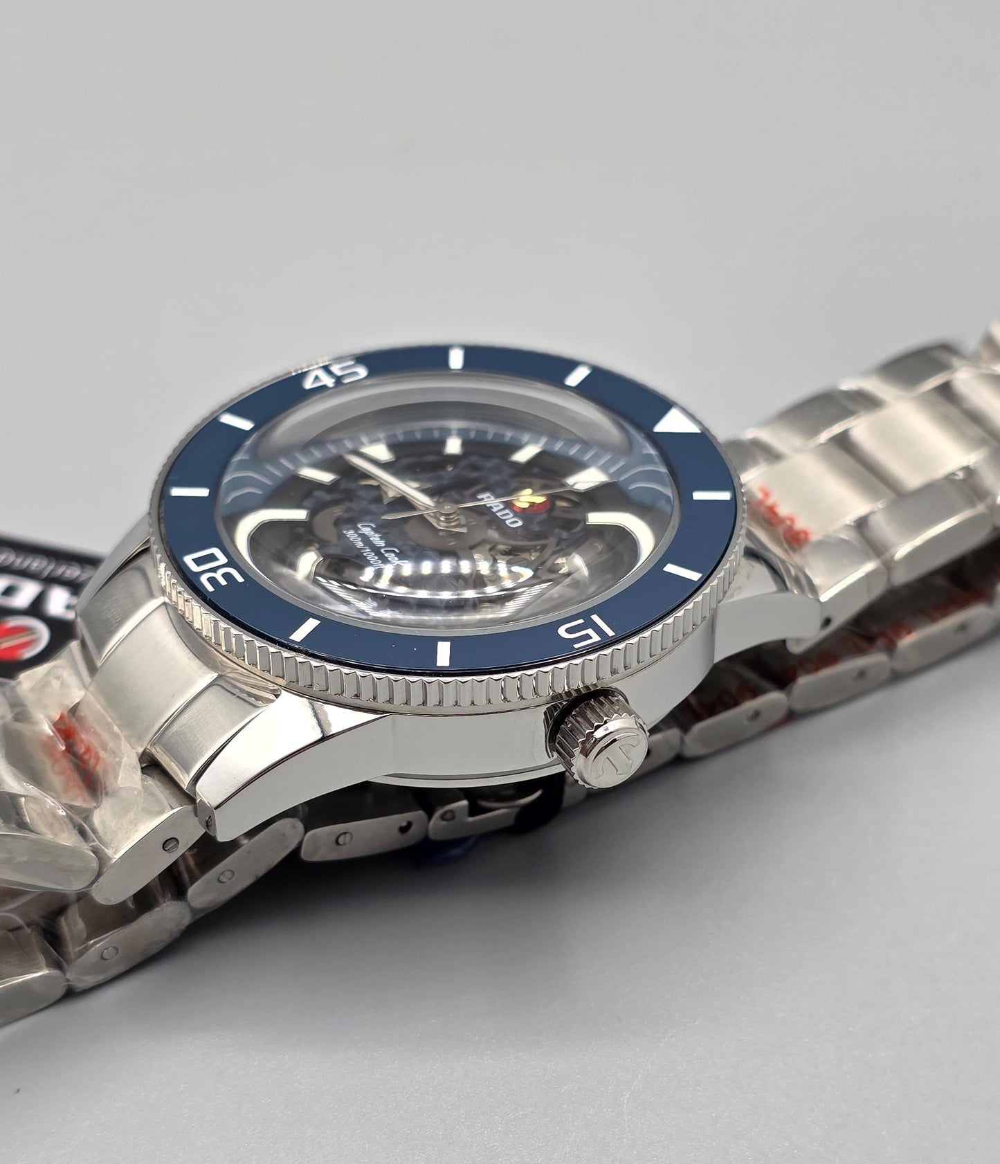 Luxury Skeleton Dial Watch – Automatic, Sapphire Bezel