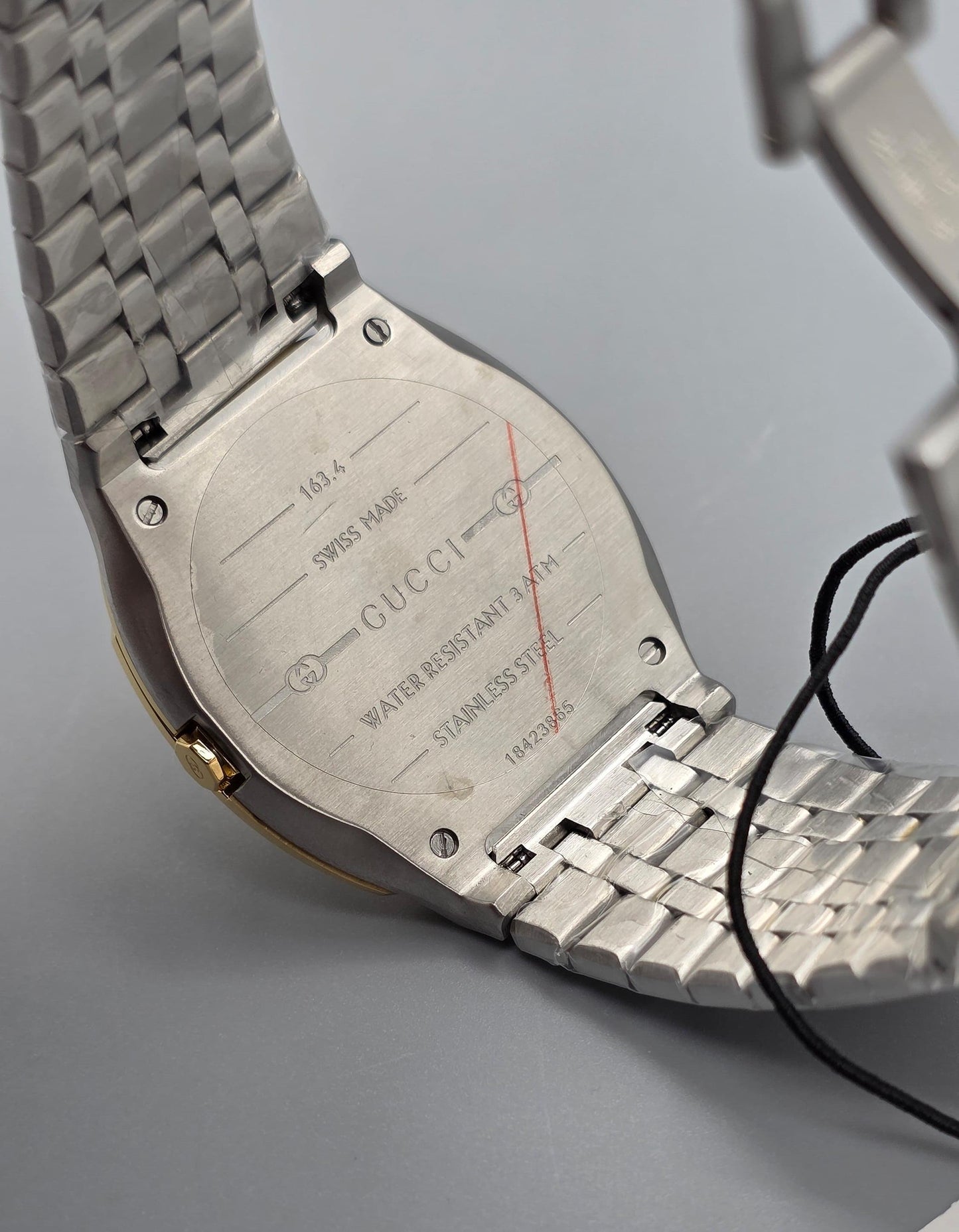 Luxury Ultra Slim Watch – Two Tone with Gold Dial