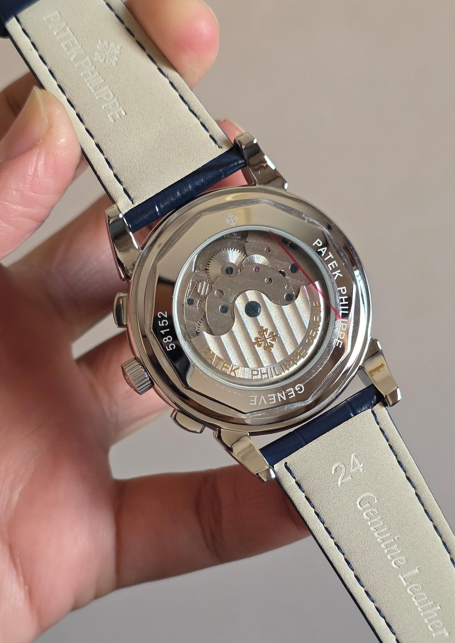 Luxury Automatic Perpetual Calendar Watch – Blue Dial