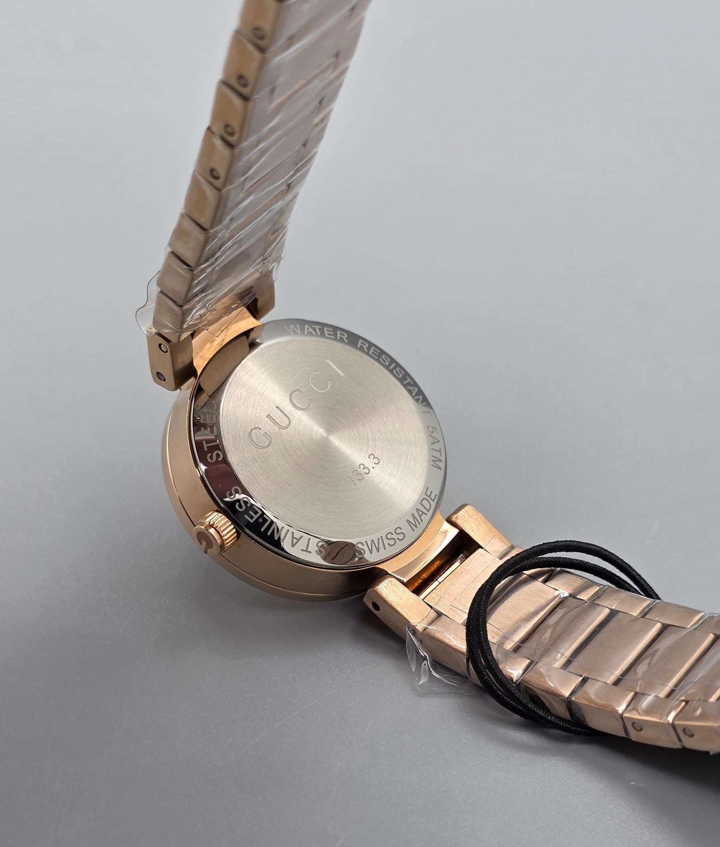 Luxury Ladies Watch – Full Rose Gold Interlocking Edition