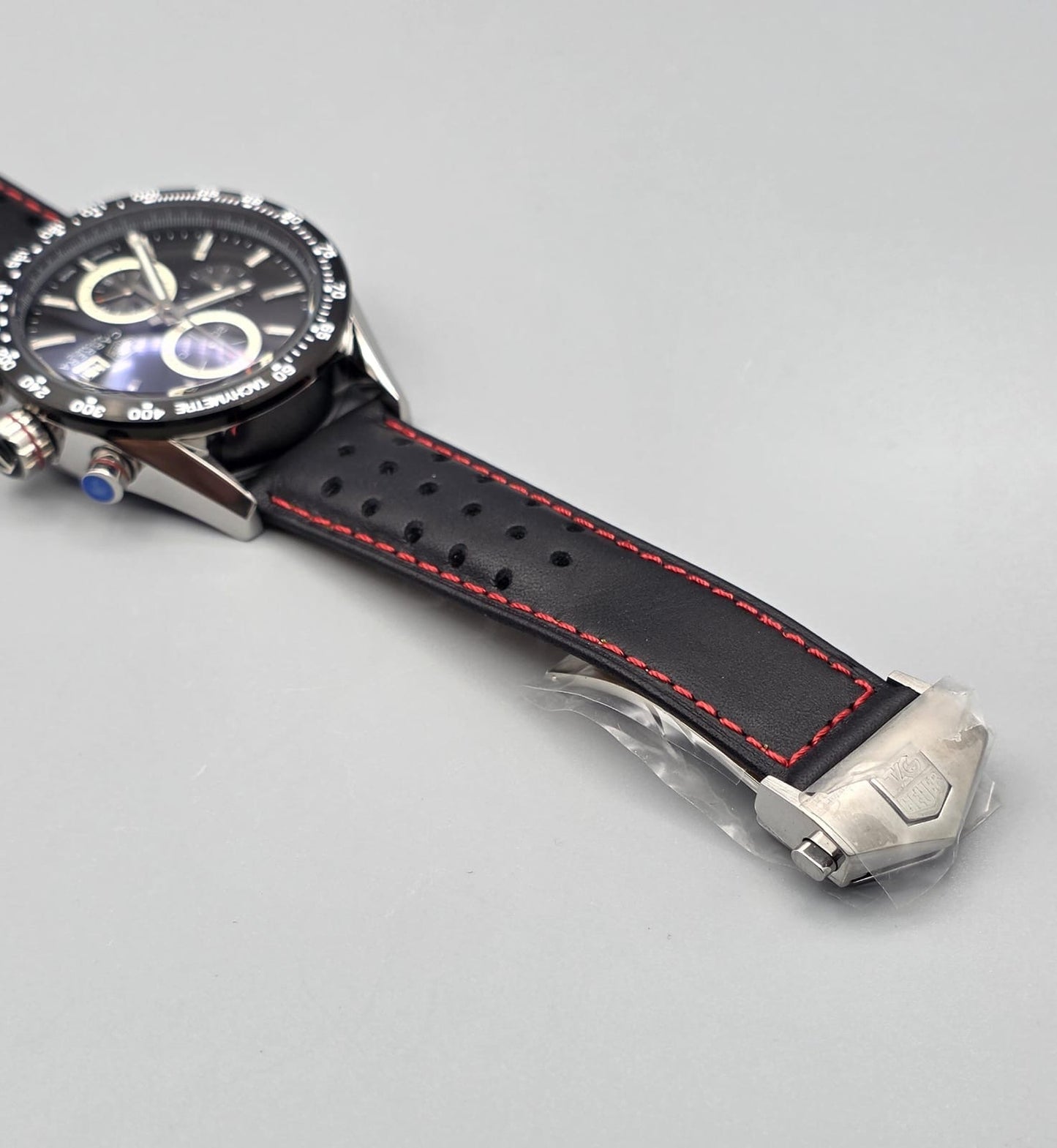 Luxury Black Chronograph Watch