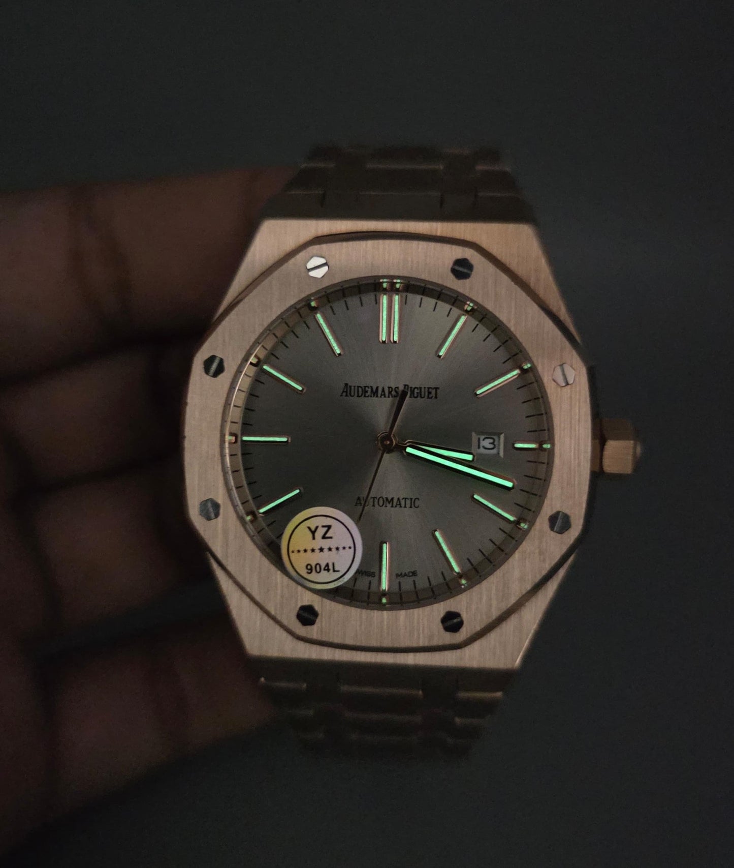 Luxury Men’s Rose Gold Watch – Automatic Rose Gold Dial
