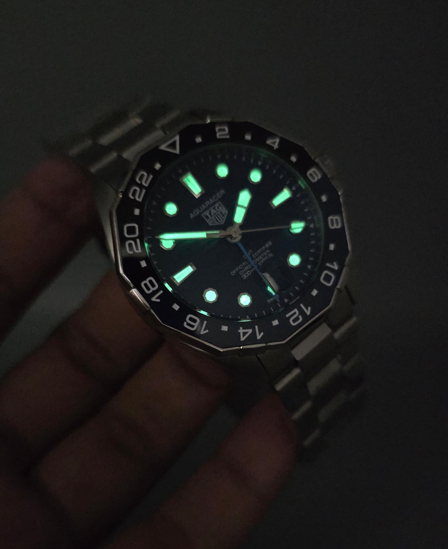High Quality Luxury Branded Watch - G.M.T Blue