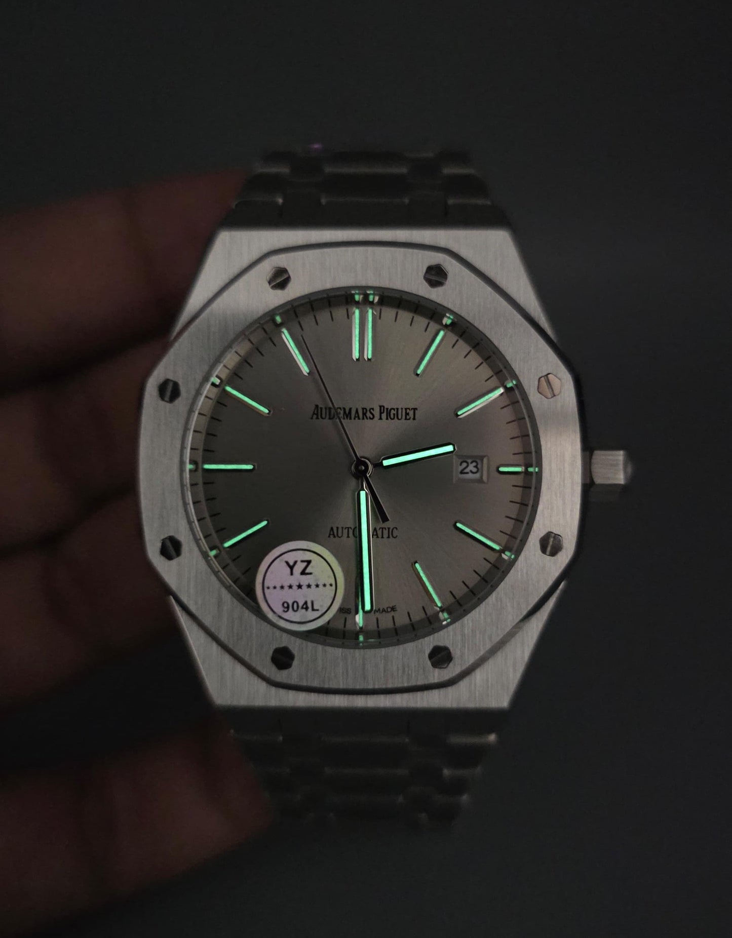 Luxury Men’s Stainless Steel Watch – Automatic Gray Dial