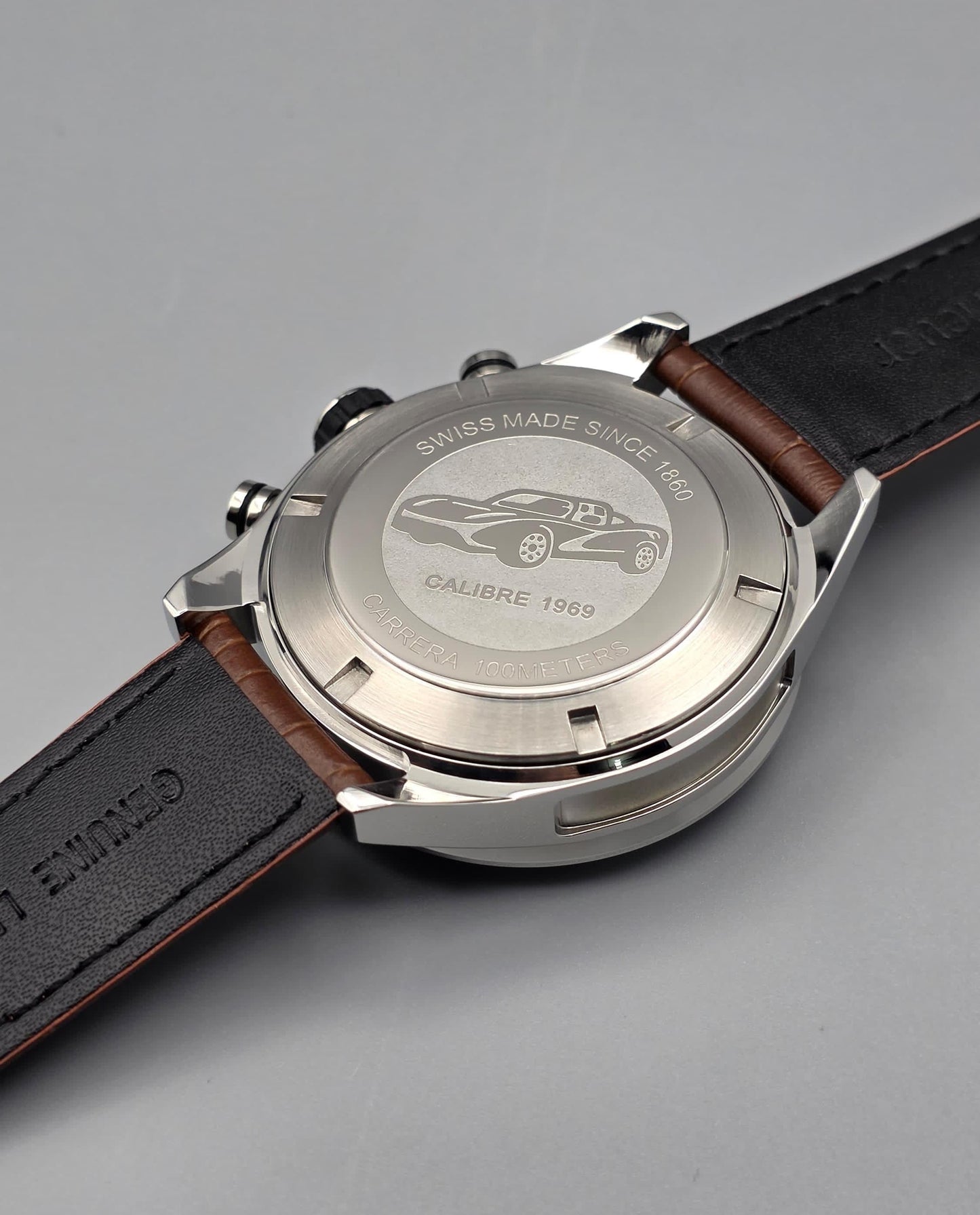 Luxury Steel Chronograph Watch – Elegant Edition