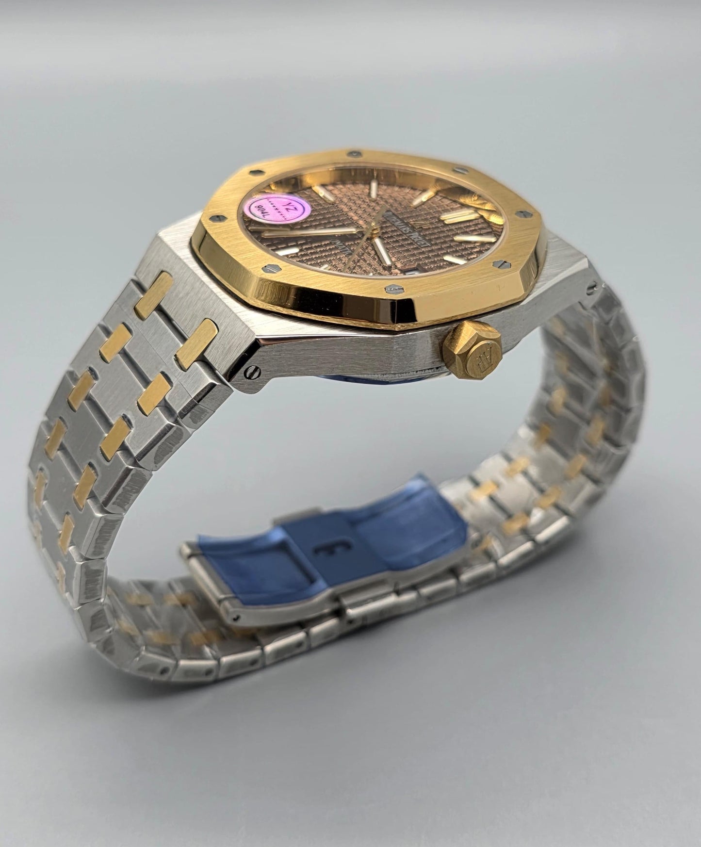 Luxury Men’s Two-Tone Watch – Silver & Yellow Gold, Automatic
