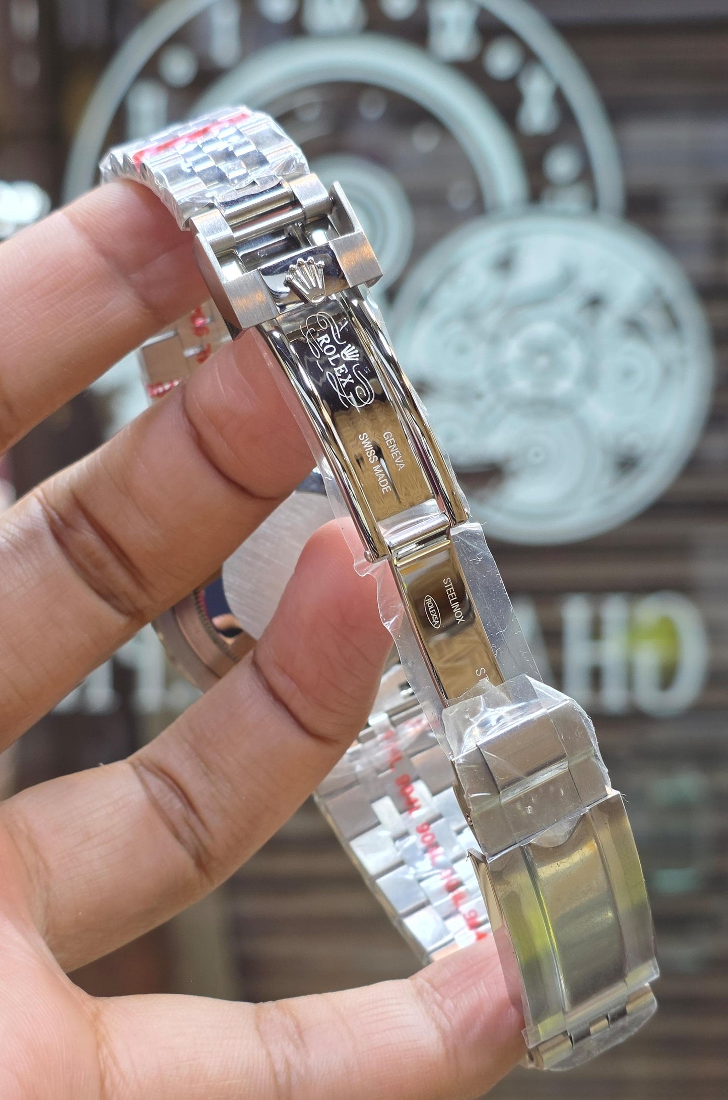 Luxury Black Dial GMT Watch