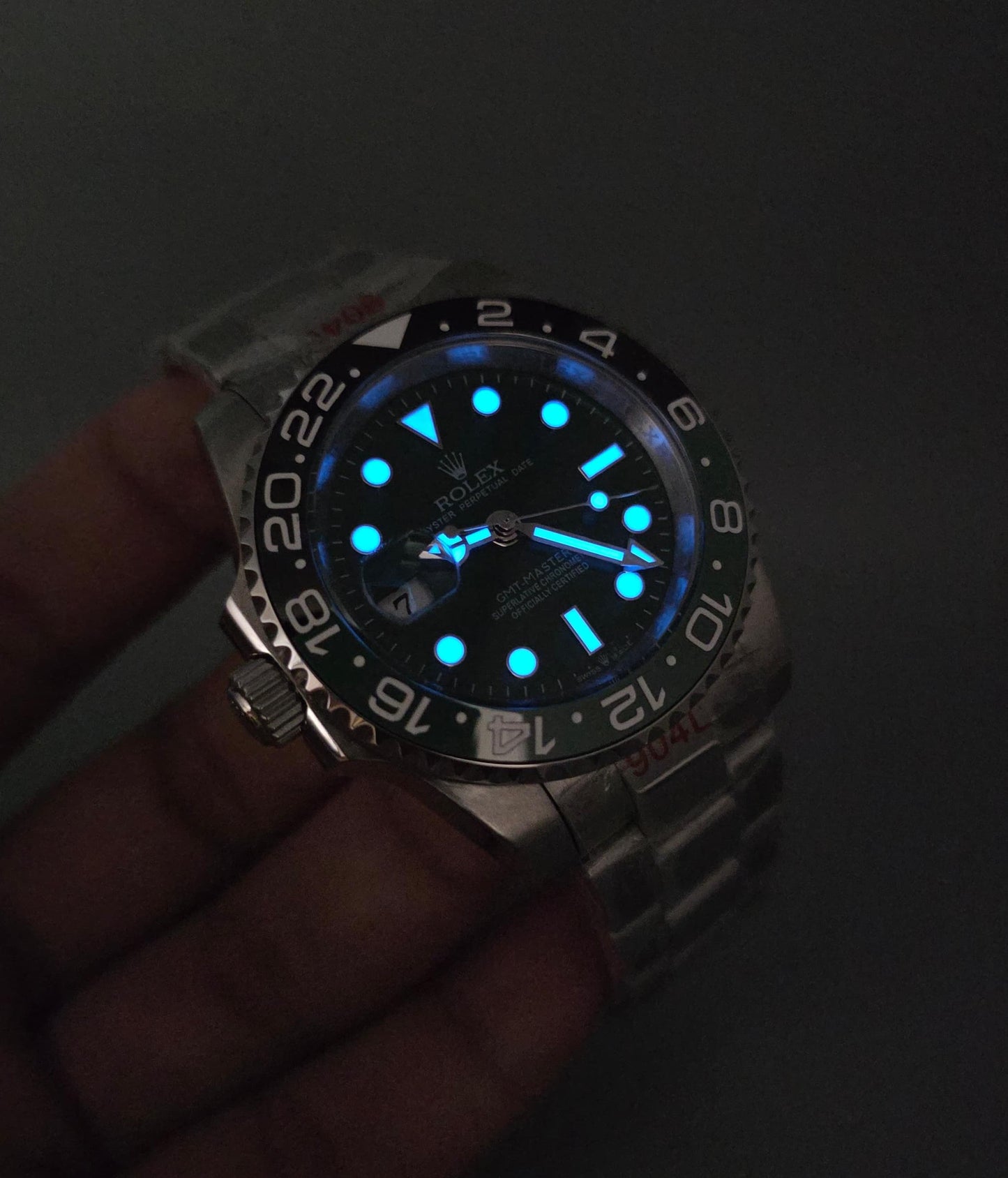 Luxury Green Dial GMT Watch