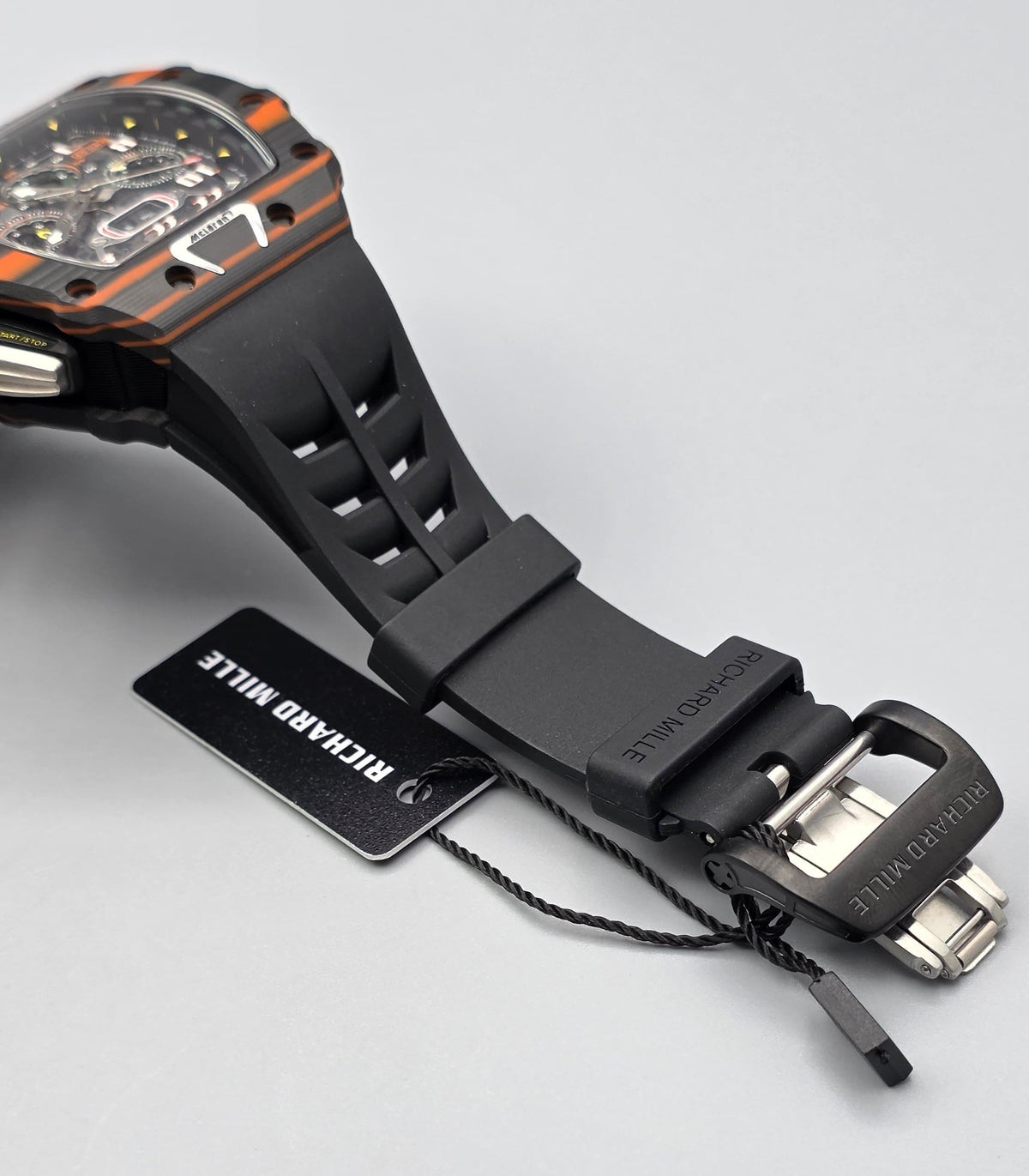 Premium Carbon Fiber Skeleton Dial Automatic Tonneau Luxury Watch
