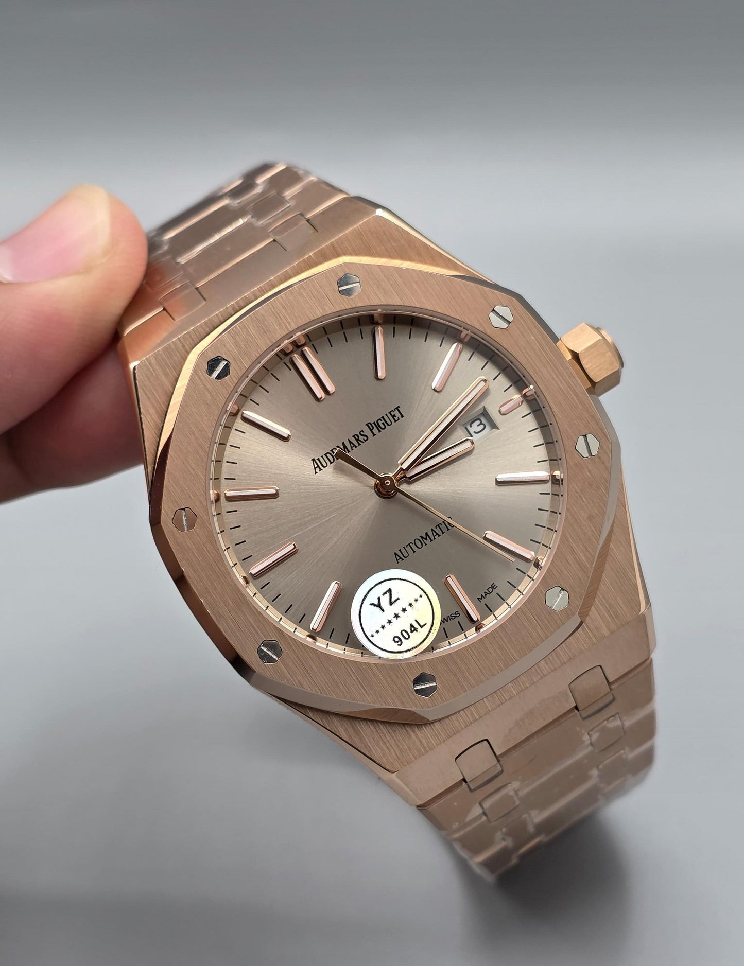Luxury Men’s Rose Gold Watch – Automatic Rose Gold Dial
