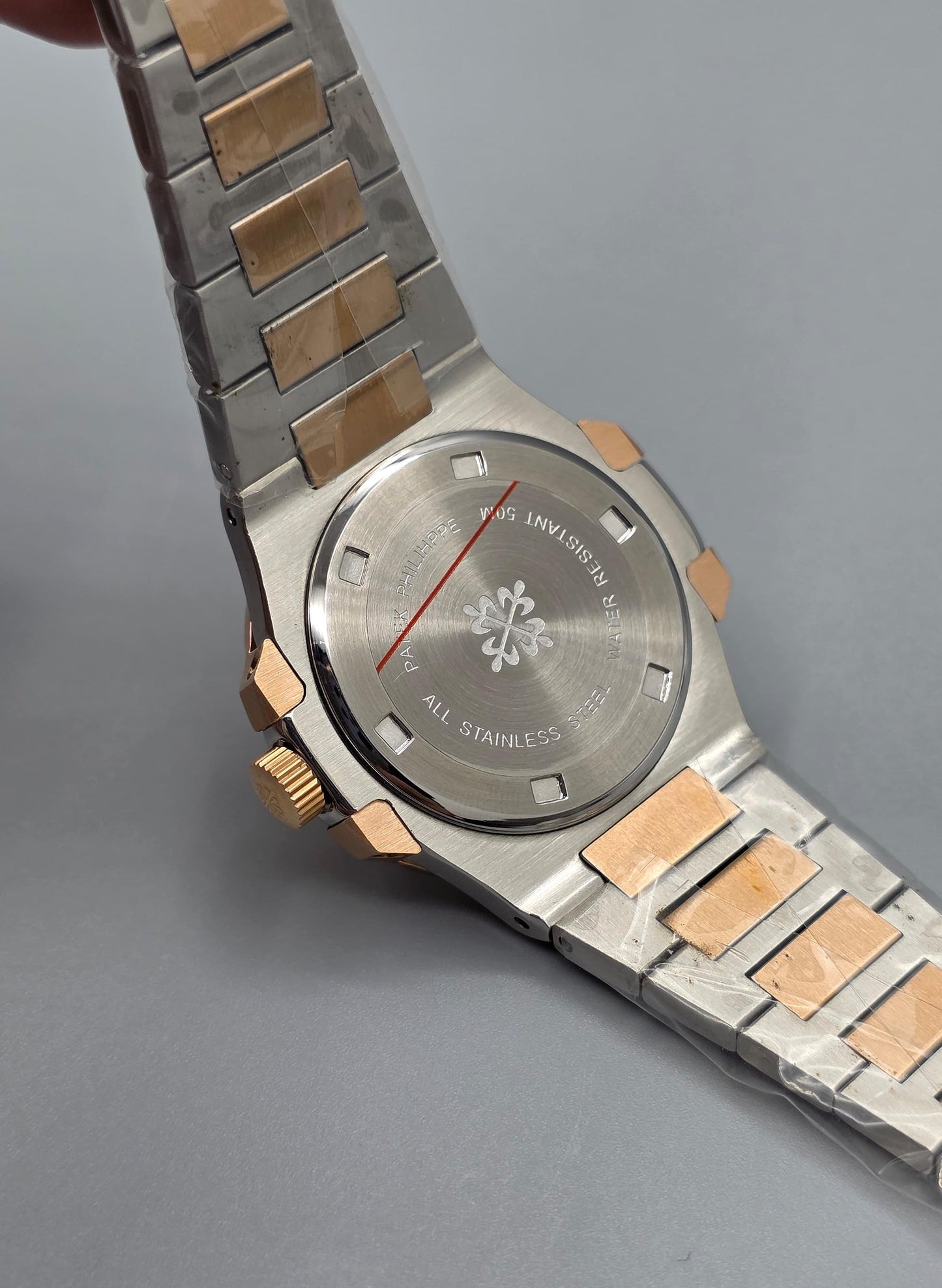 Luxury Ladies Watch – Silver & Rose Gold, 32mm
