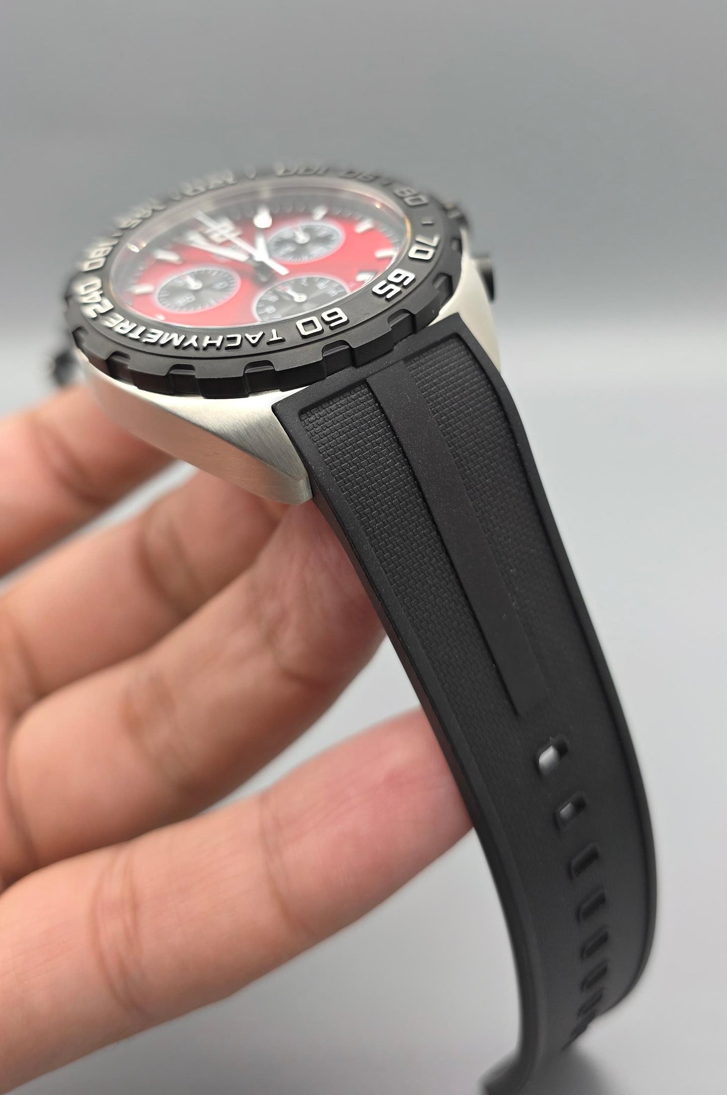 High Quality Luxury Branded Watch - Silver & Black