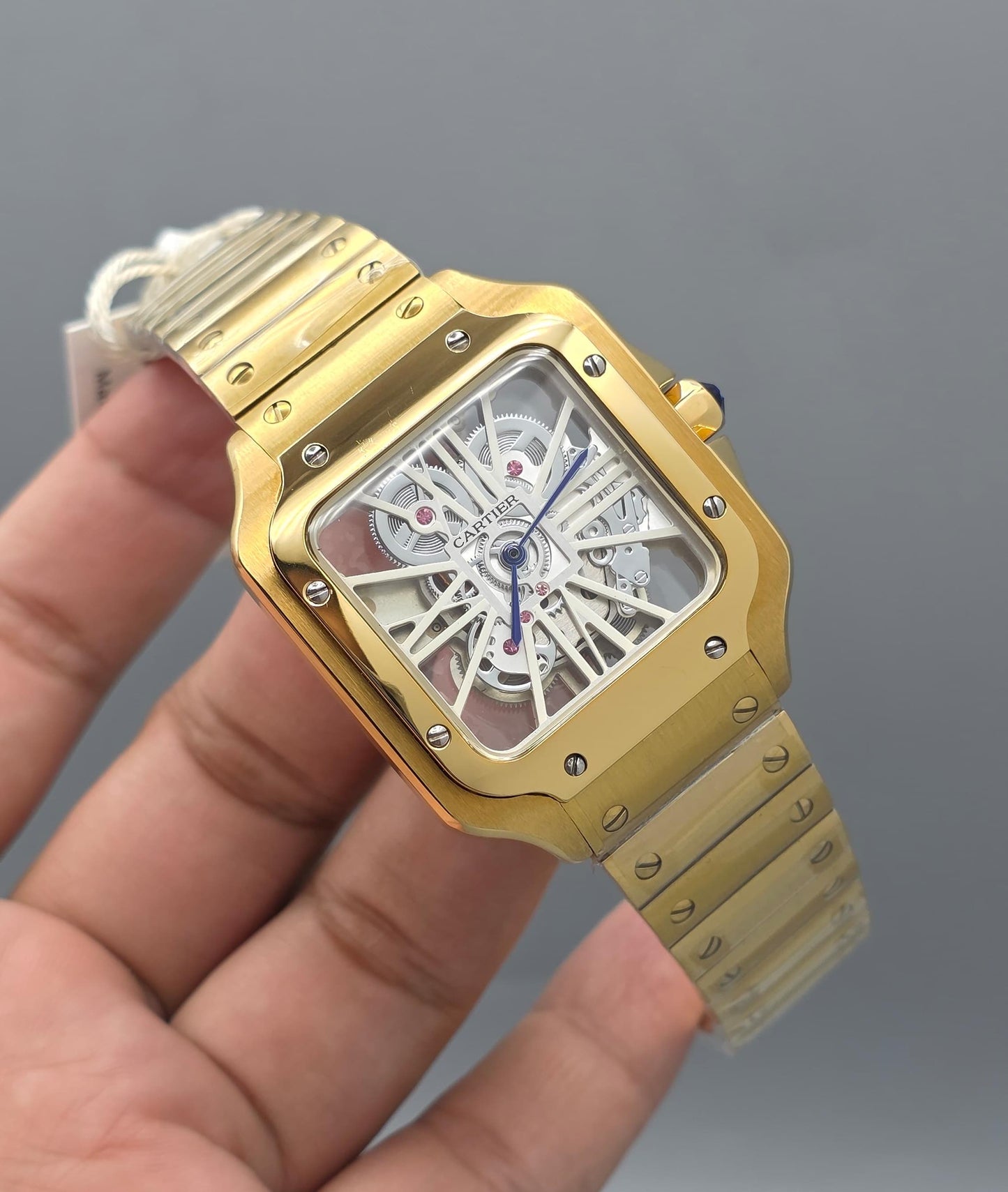 High Quality Luxury Branded Watch - Gold Chain