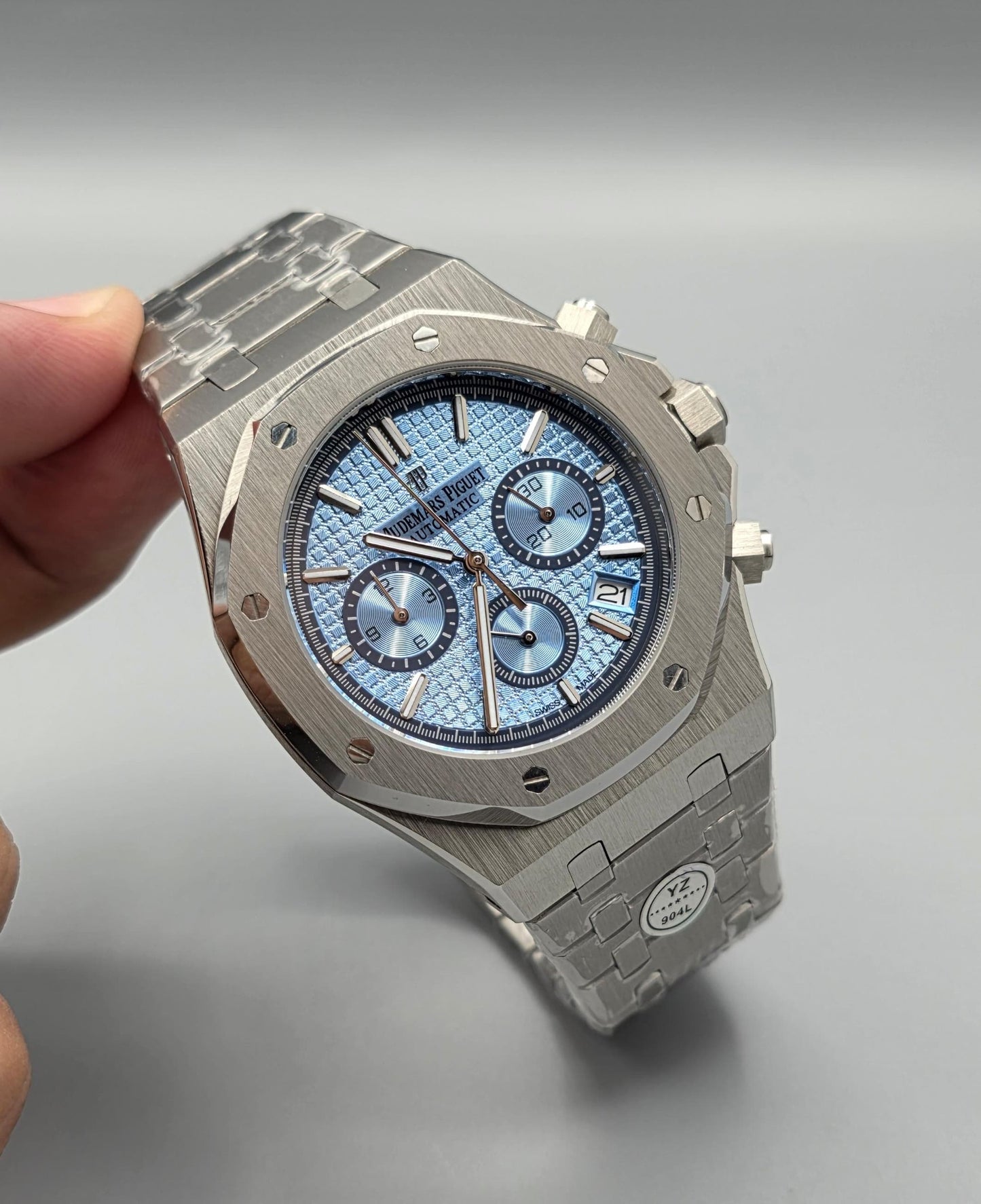 Luxury Men’s Chronograph Watch – Blue Dial