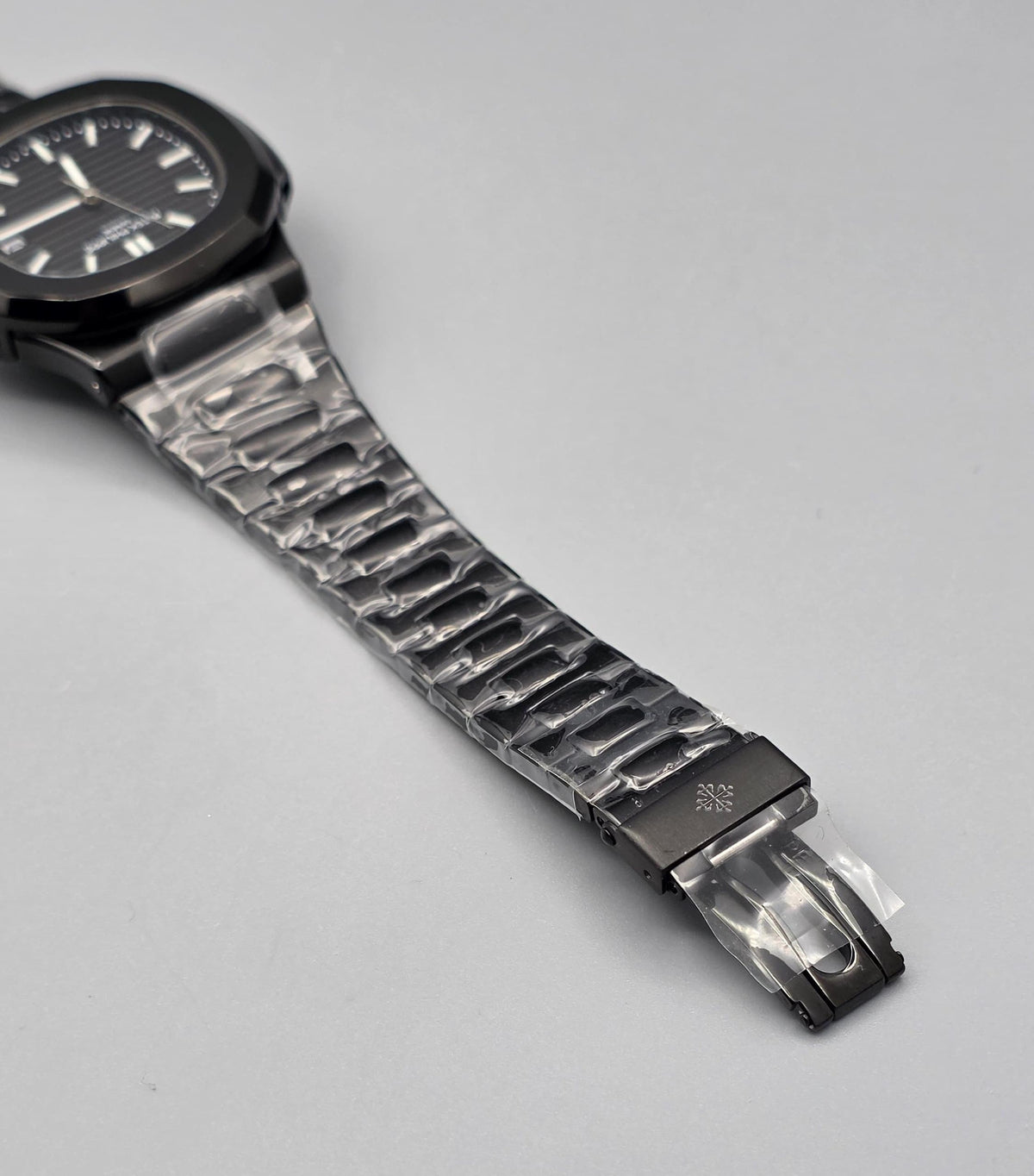 Premium All-Black Gradient Brown Dial Luxury Automatic Watch