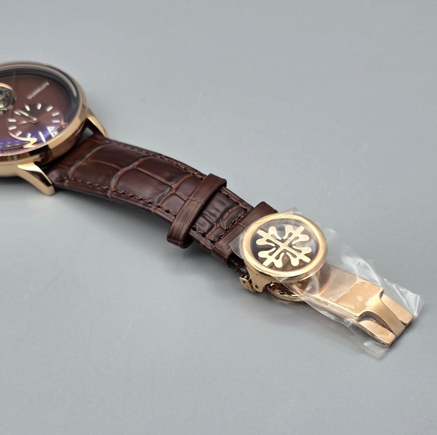 Classic Open Heart Rose Gold Automatic