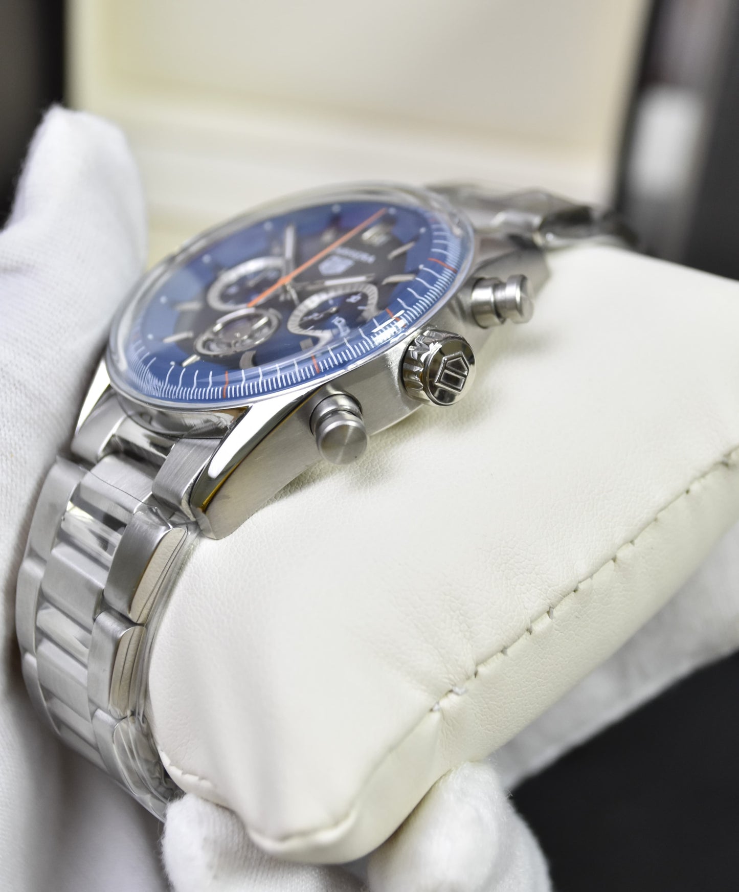 High Quality Luxury Branded Watch - Blue Dail