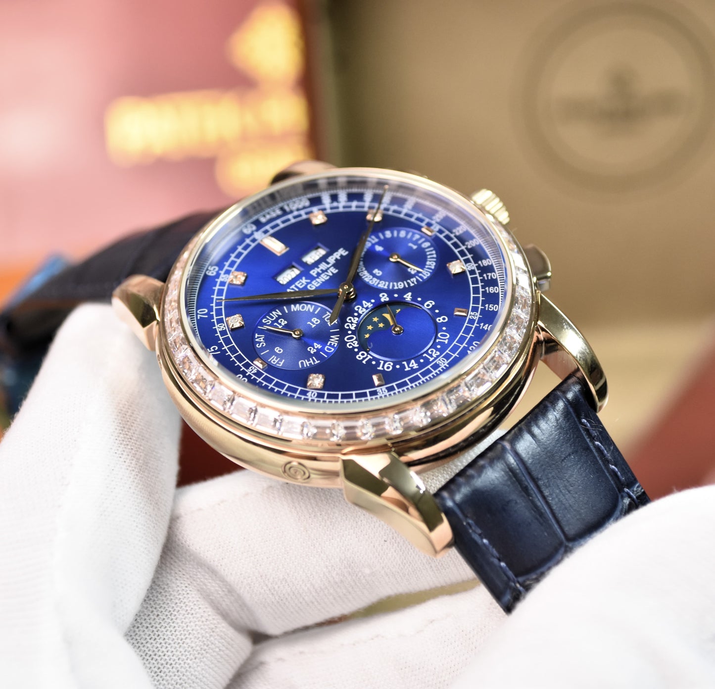 High Quality Luxury Branded Watch - Zarcoon Bezel (Rose Gold)