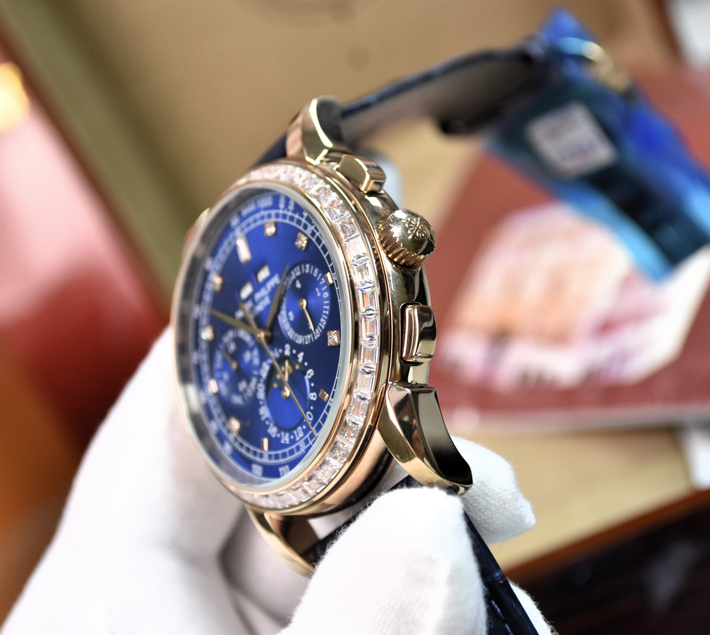 High Quality Luxury Branded Watch - Zarcoon Bezel (Rose Gold)