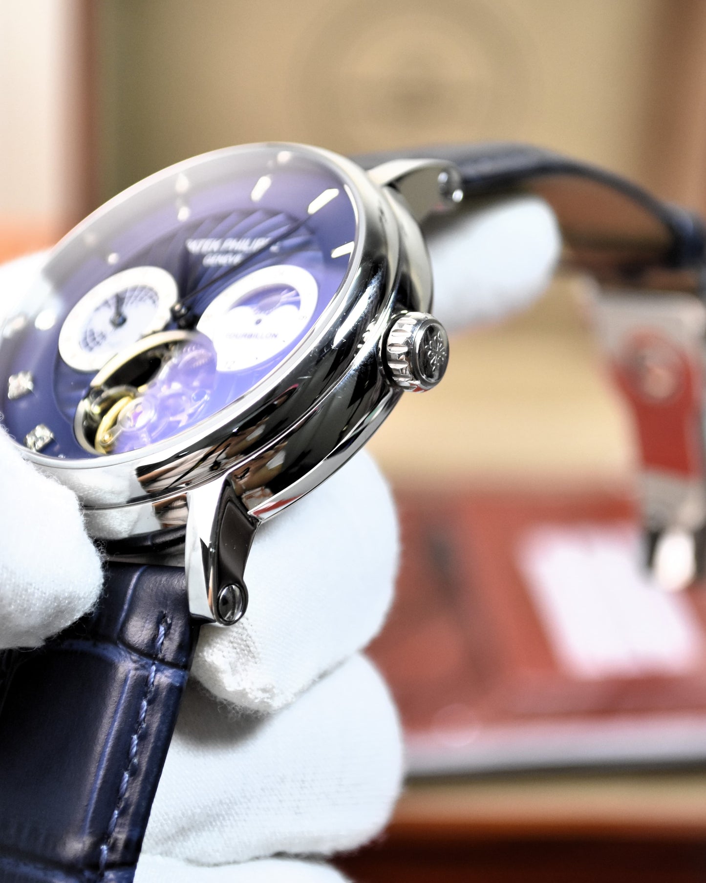 High Quality Luxury Branded Watch -Blue(strap)