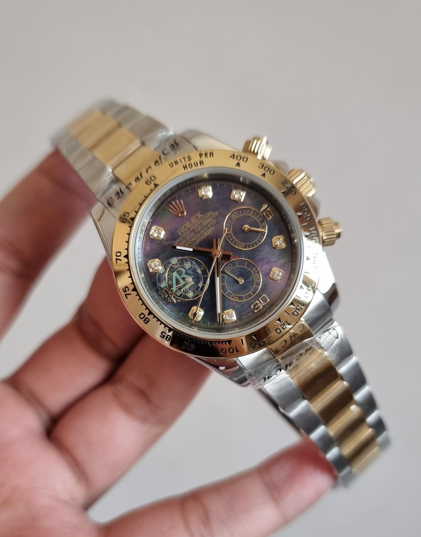High Quality Luxury Branded Watch -Silver and Gold
