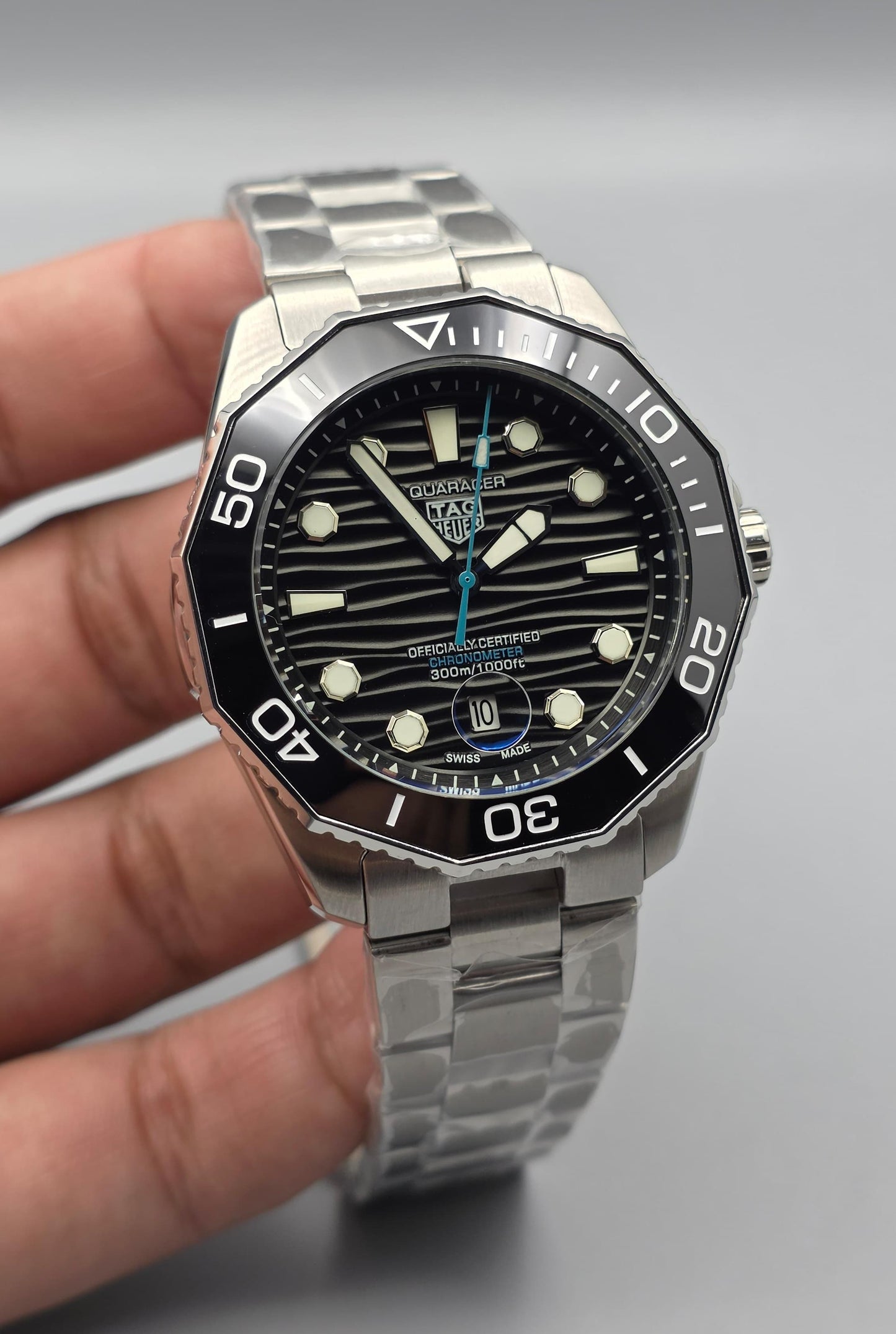 Luxury Black Diver Automatic – Steel Edition