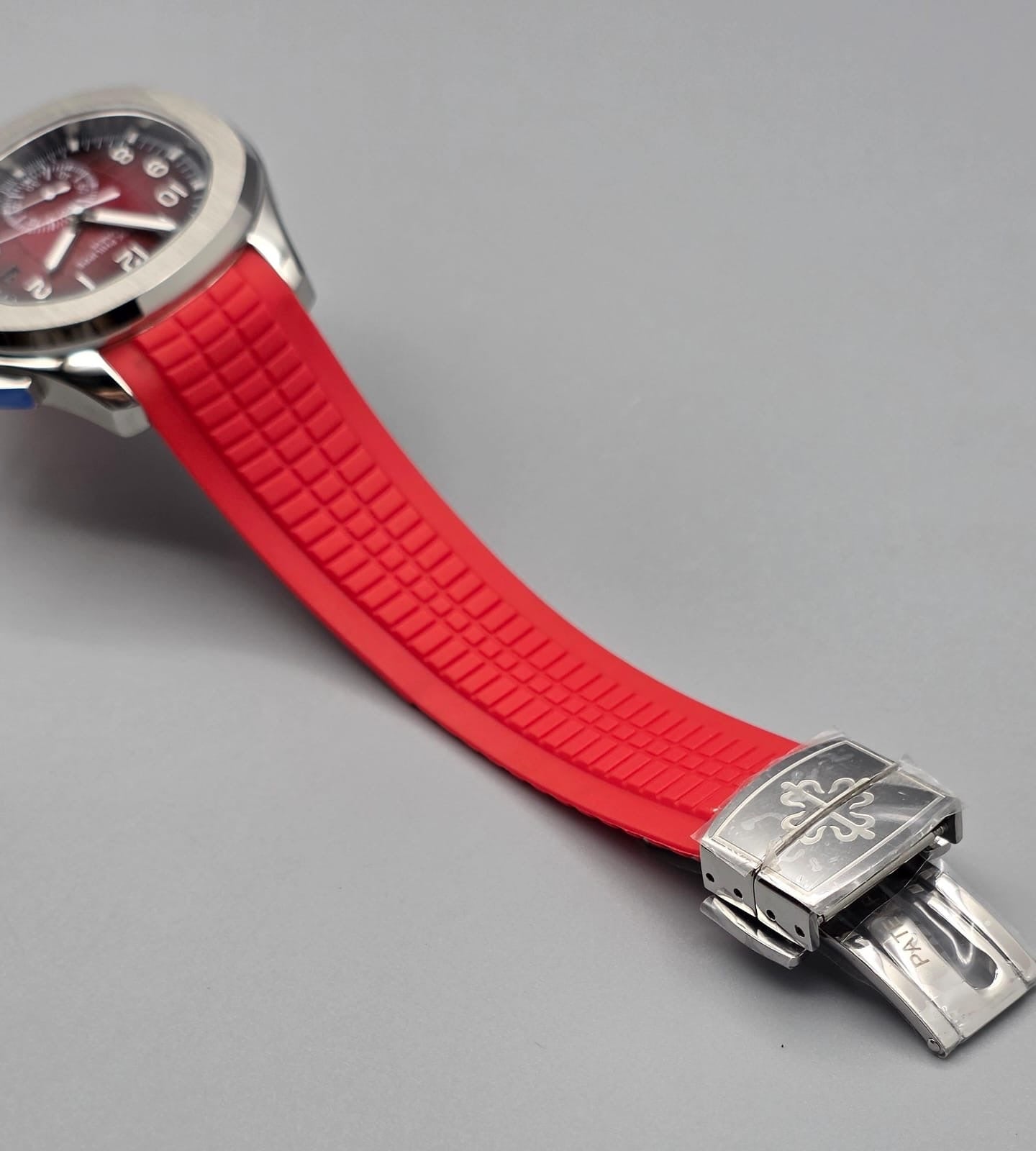 Luxury Cherry Red & Steel Automatic – Sport Elegance Edition