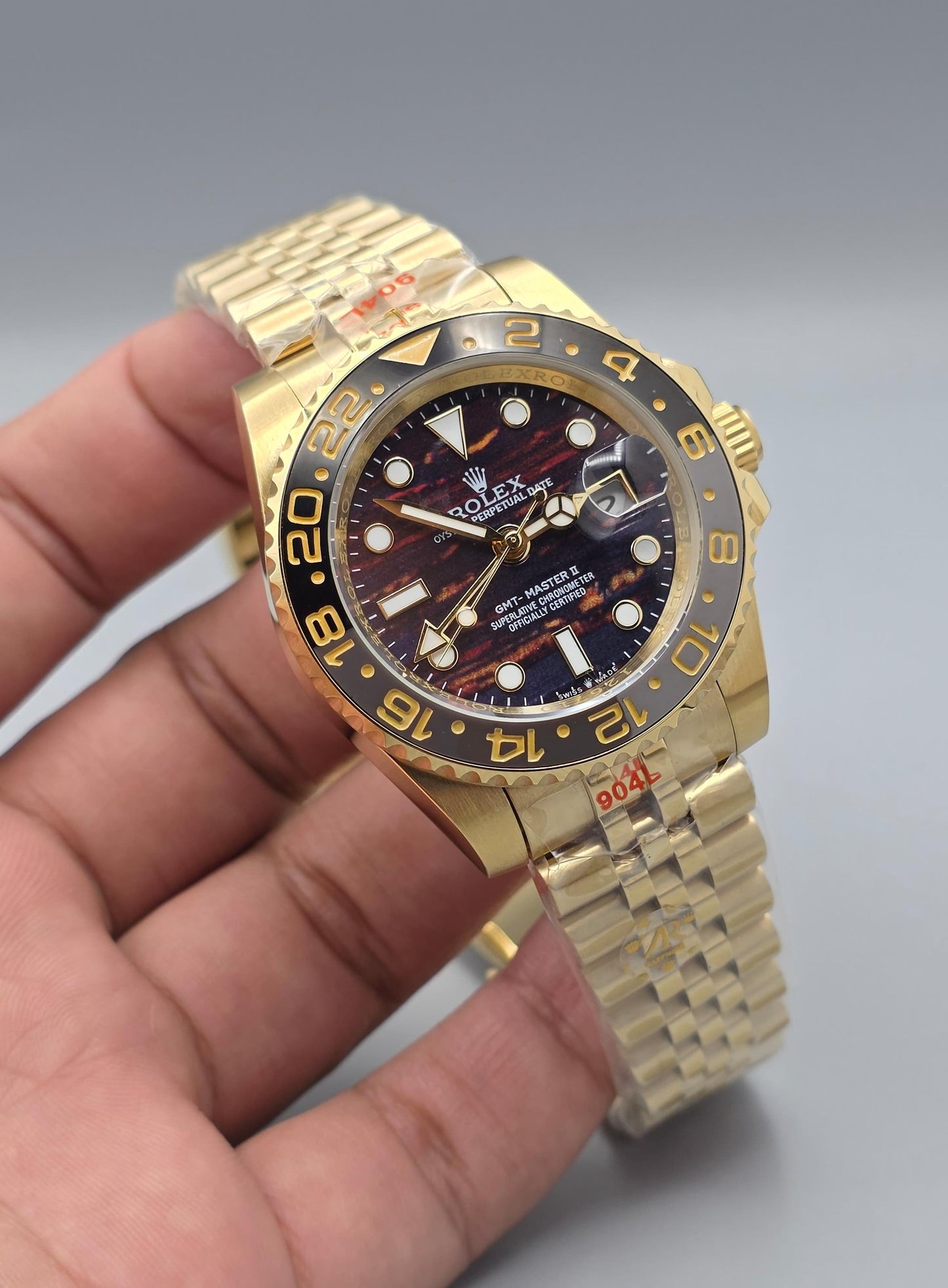 Luxury Gold GMT Jubilee Special Edition