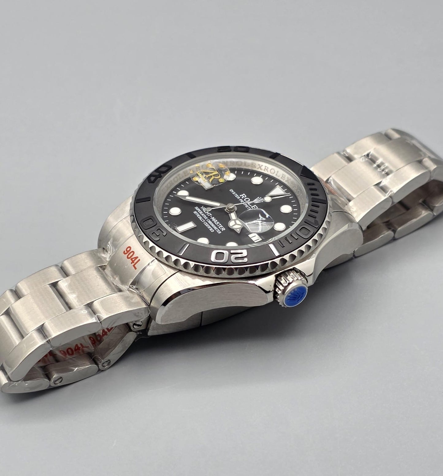 Black Dial Black Bezel Automatic Stainless Steel Watch