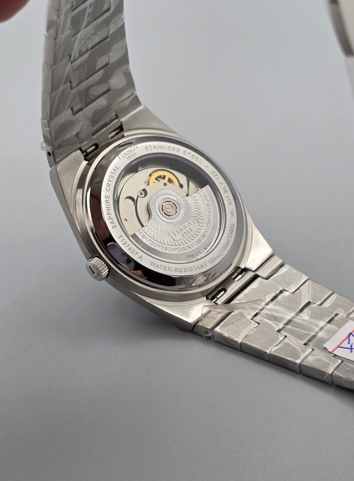 Premium Stainless Steel Blue Waffle Dial Automatic Luxury Watch