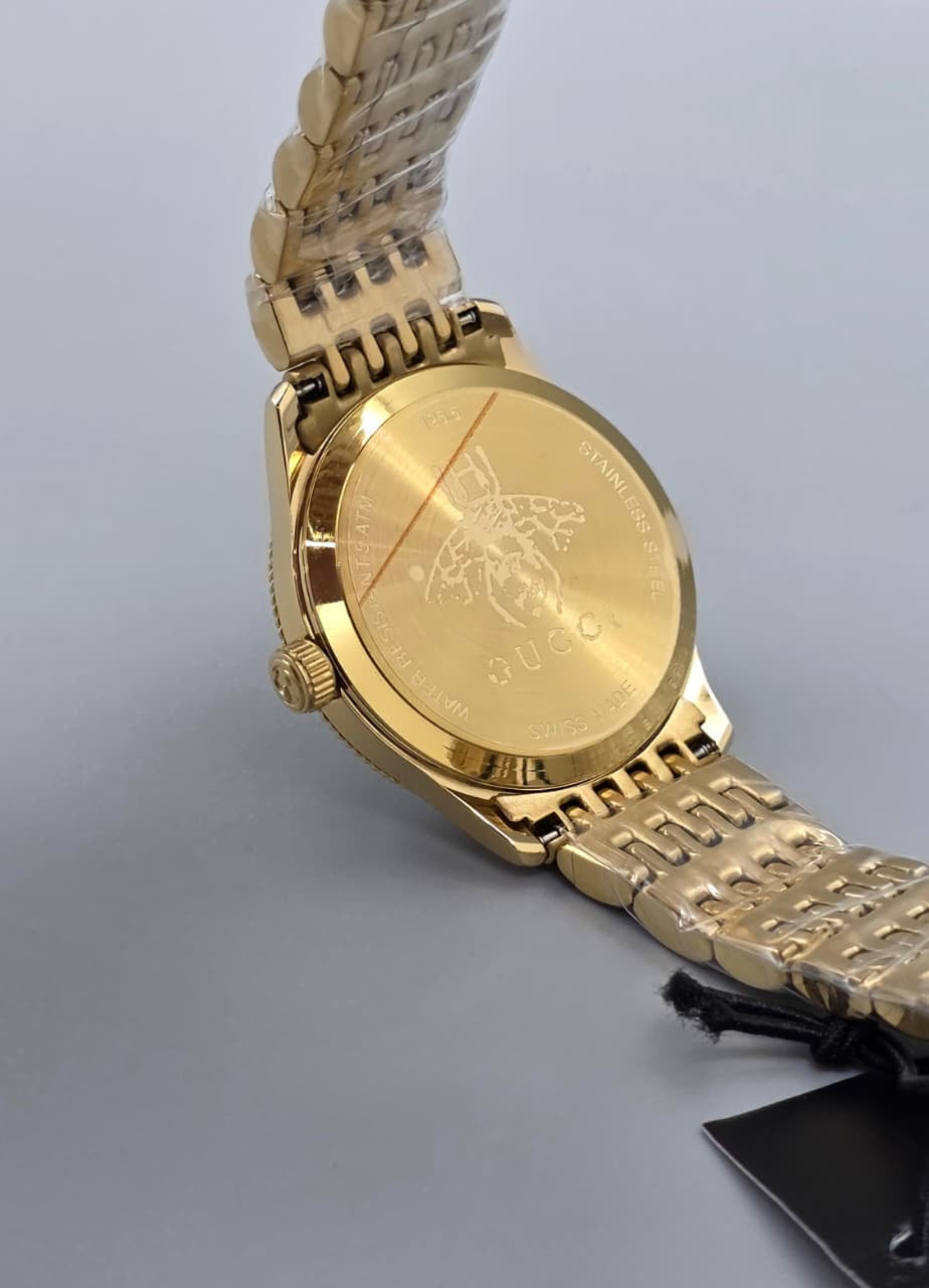 Luxury Ladies Watch – Gold White Dial Edition