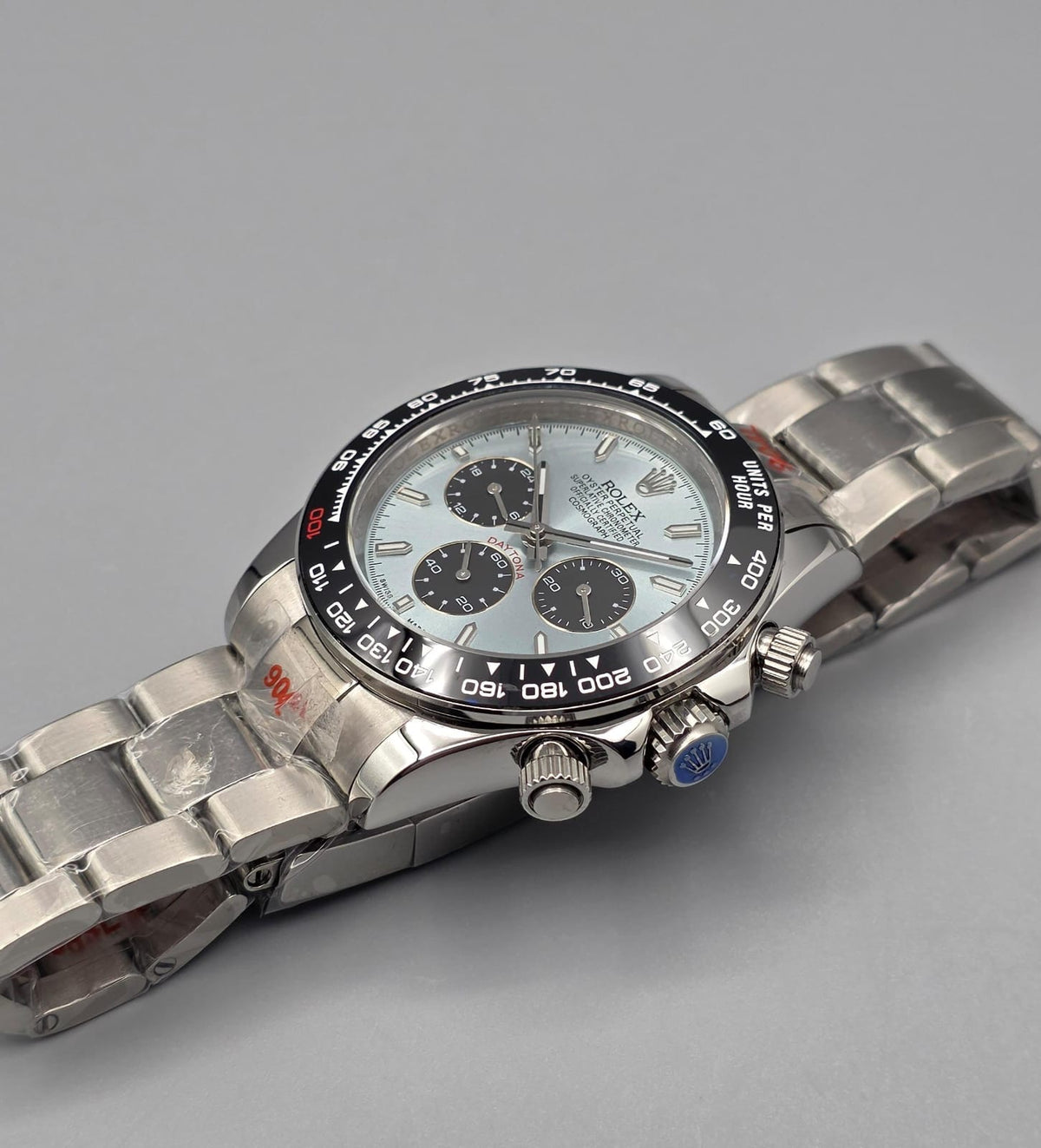 Premium Steel With Ice Blue Dial Luxury Automatic Watch
