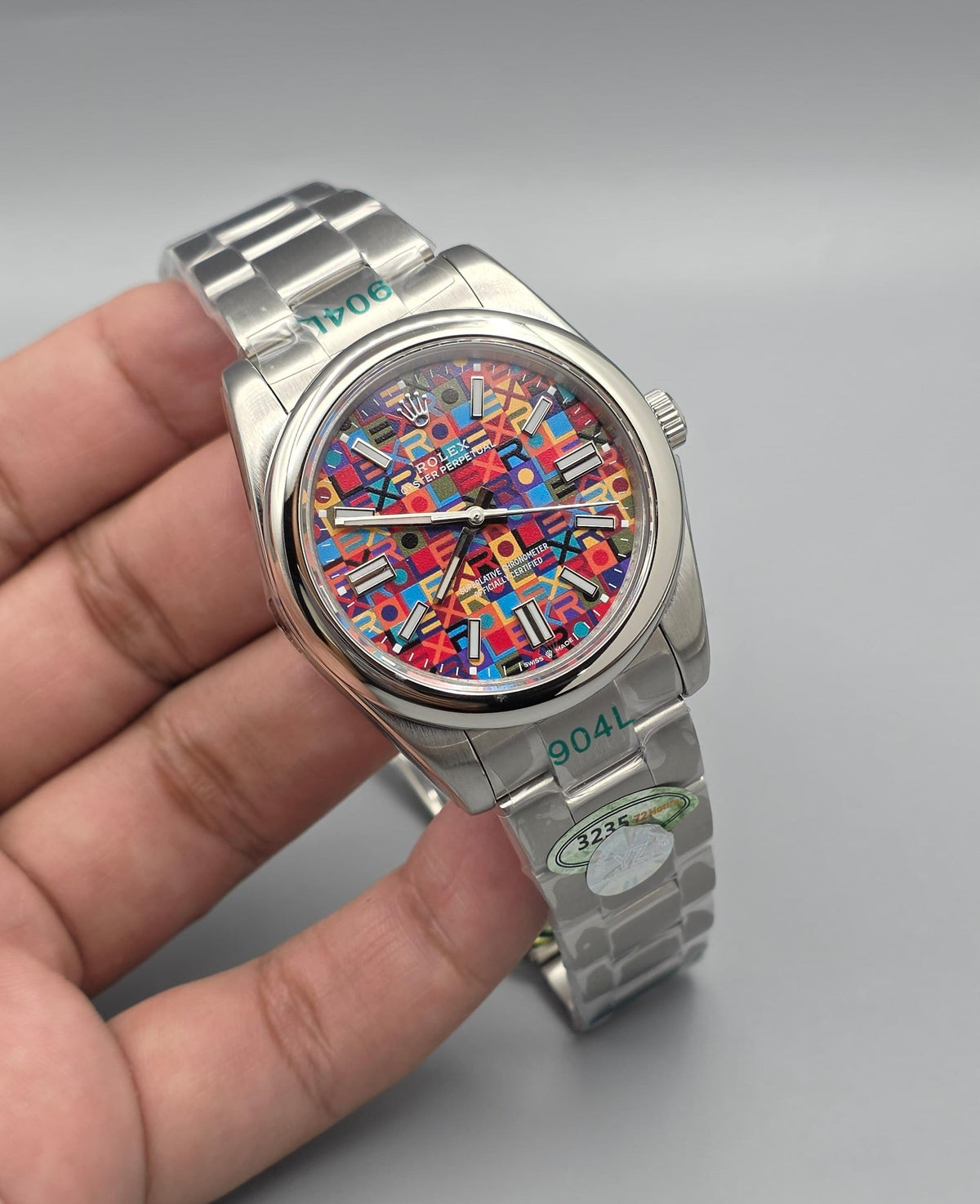 Premium Multi-Color Celebration Dial Automatic Watch