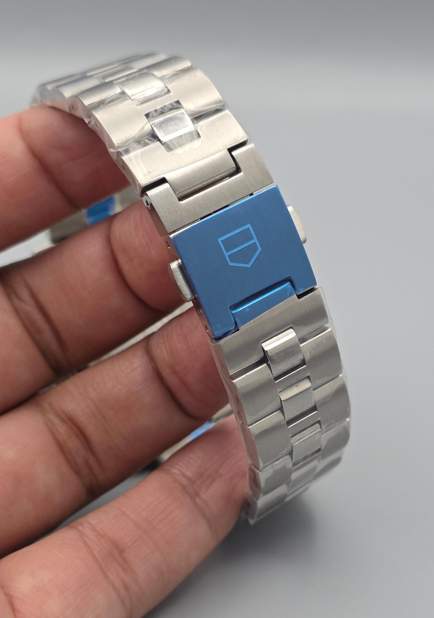 Luxury Square Chronograph – Gulf Blue Dial Edition