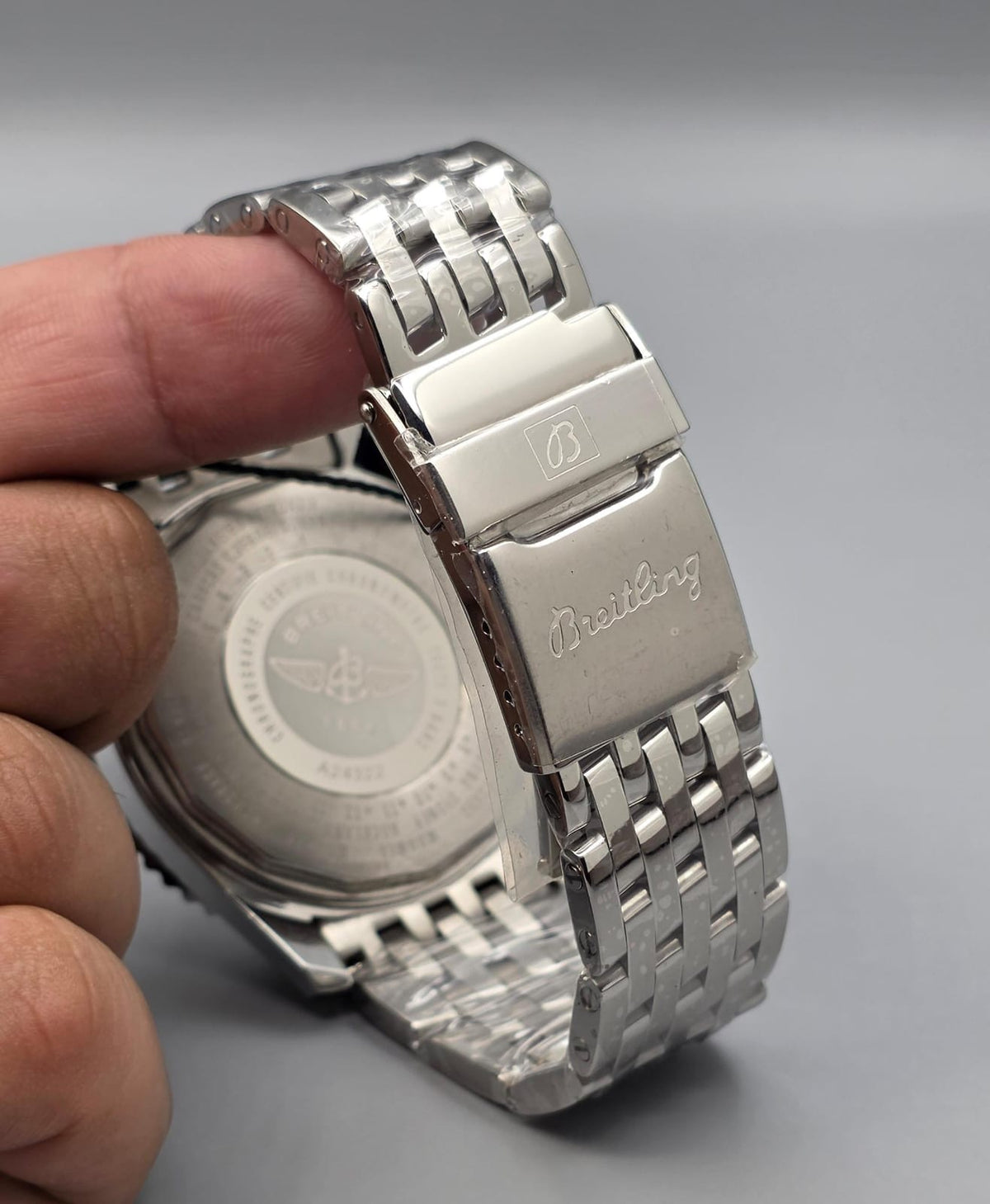 Premium Stainless Steel Champagne Dial Automatic GMT Luxury Watch