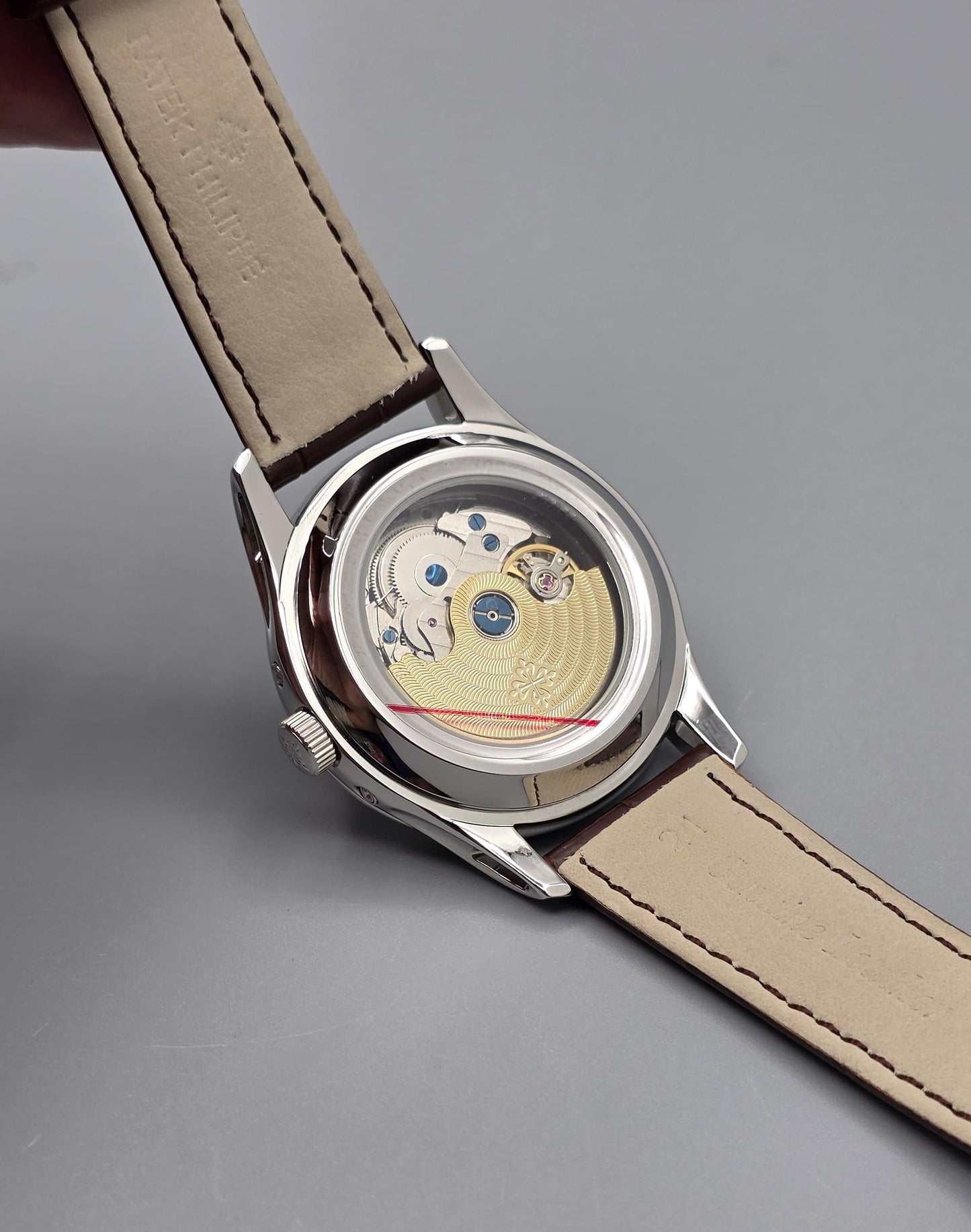 Luxury Multi-Function Automatic Watch – Brown Dial Edition
