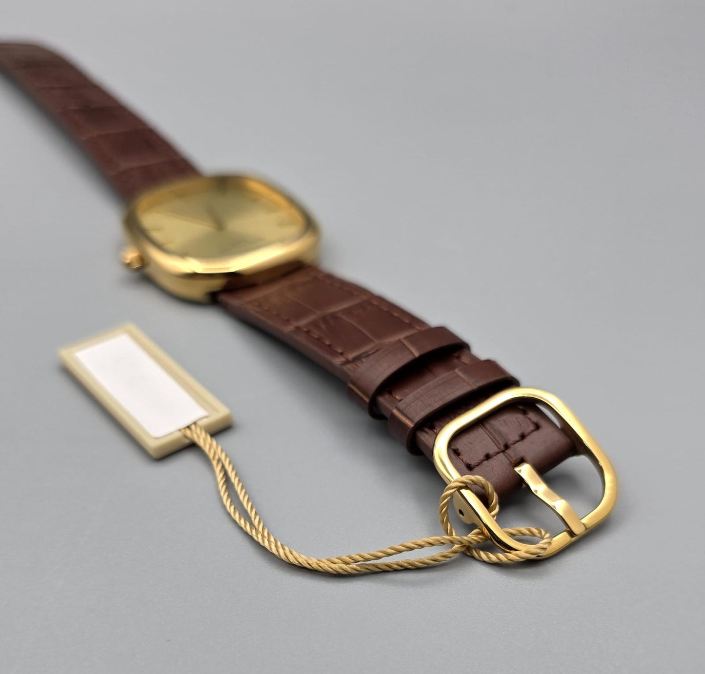 Luxury Dress Watch – Golden Ellipse Gold Dial Edition