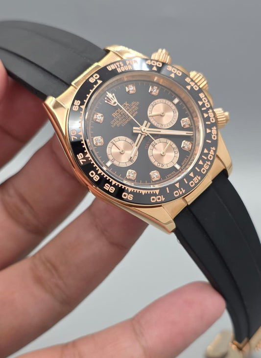 Black Strap Men’s Watch — Premium Edition