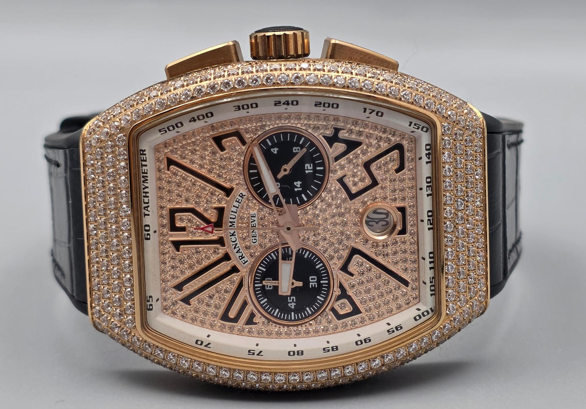 Premium Iced-Out Chronograph Luxury Watch