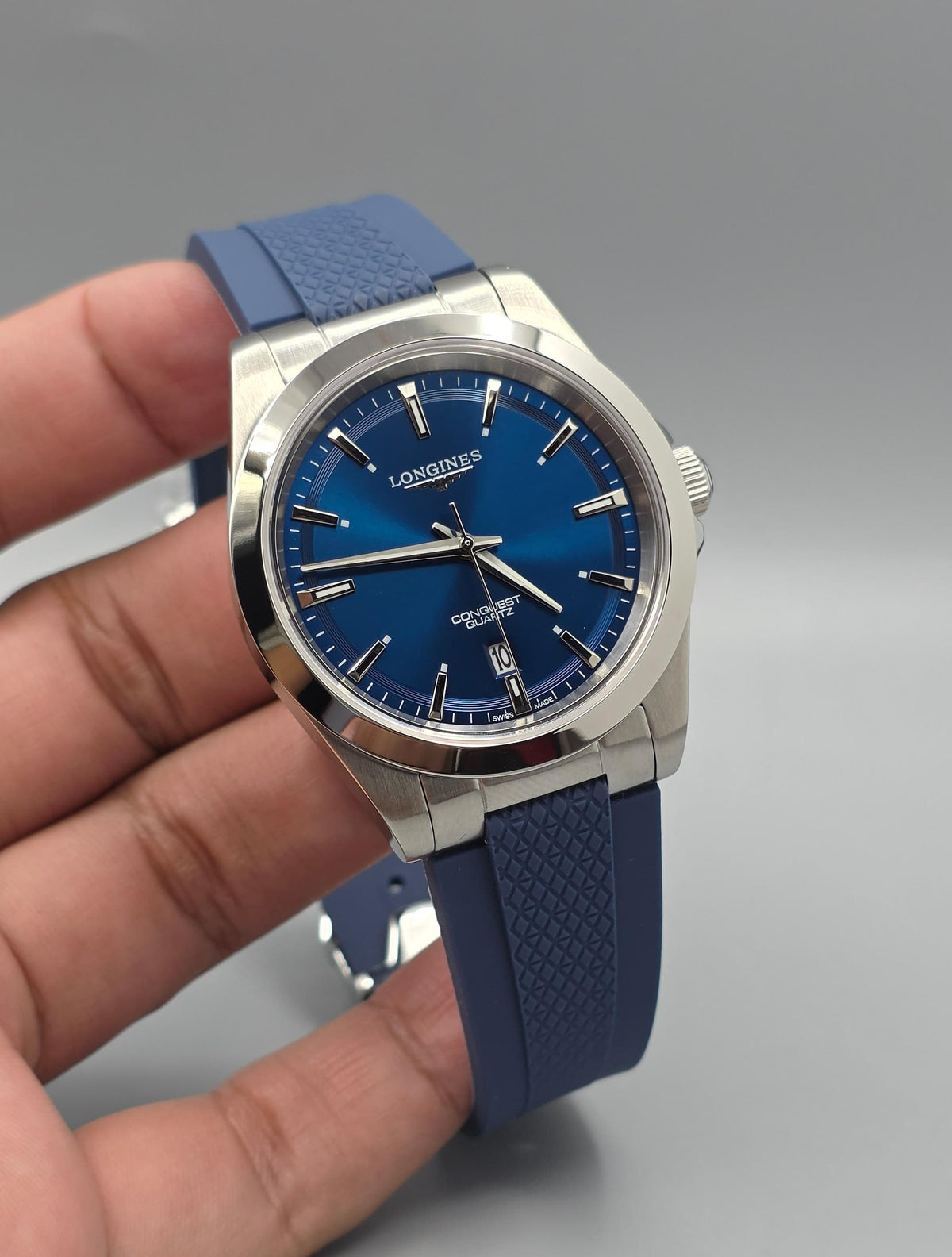 Premium Stainless Steel Blue Dial Sport Luxury Watch