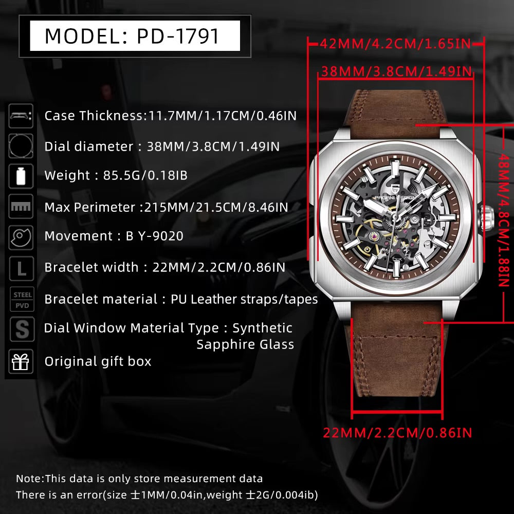 Pagani Design PD-1791 Square Edition