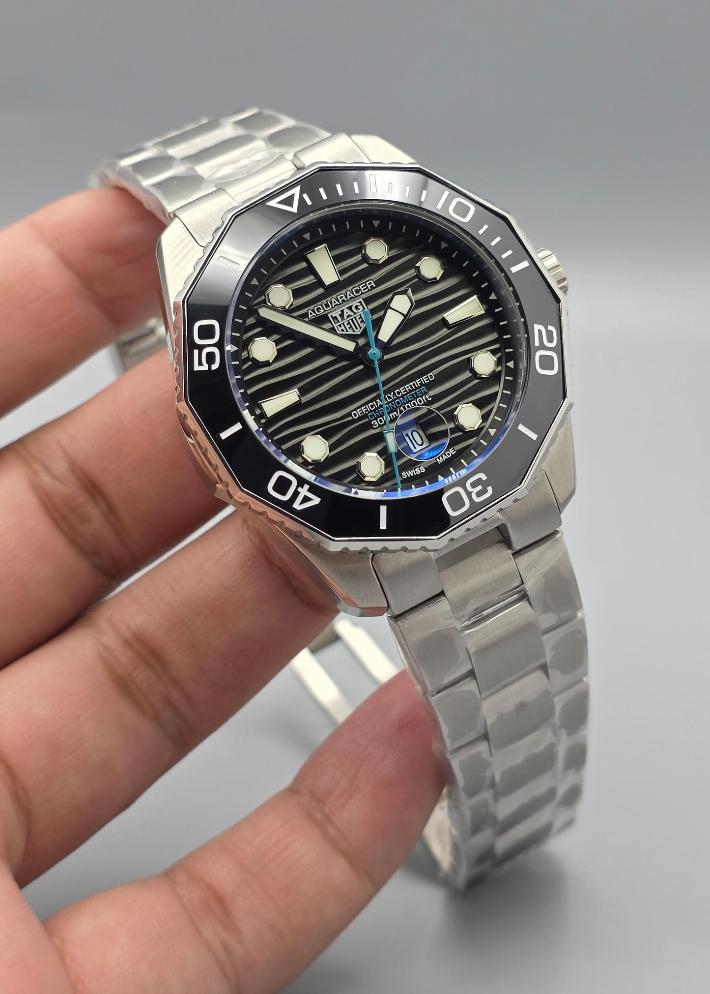 Luxury Black Diver Automatic – Steel Edition