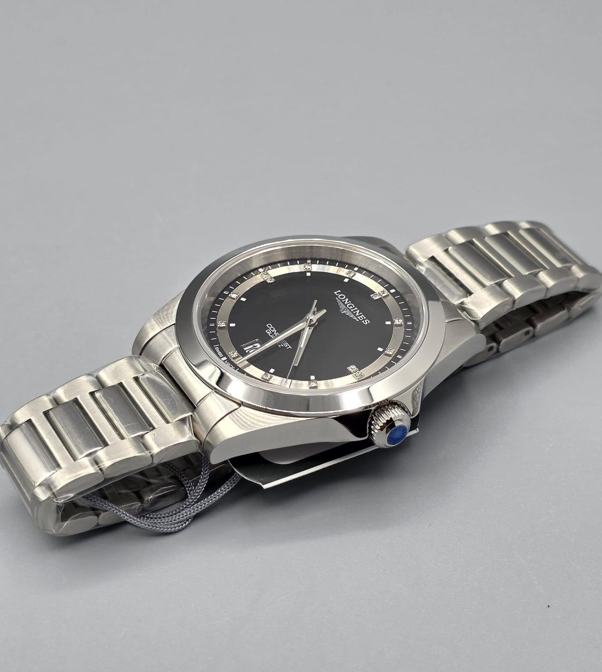 Premium Stainless Steel Black Diamond-Marker Luxury Watch