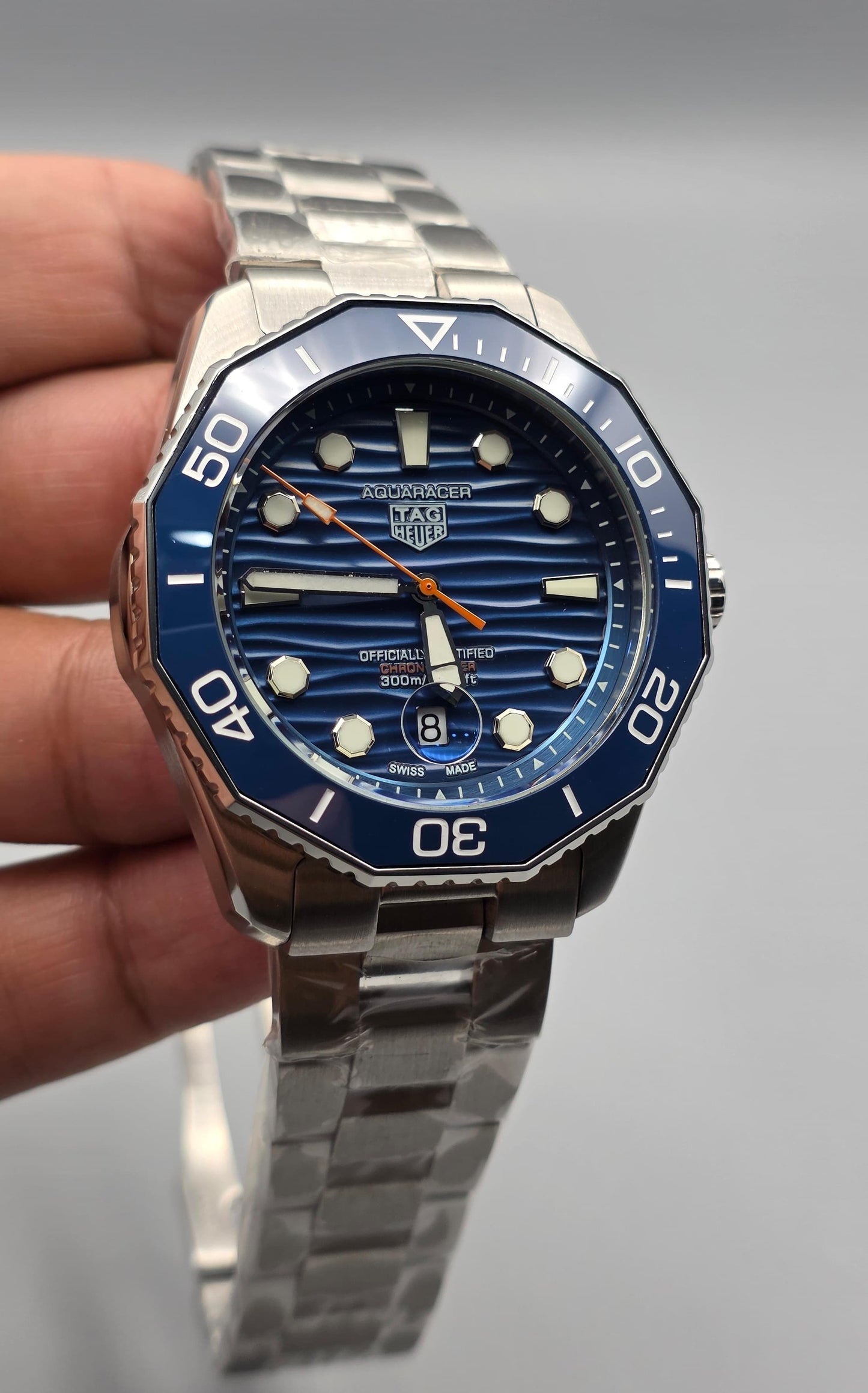 Luxury Blue Diver Automatic – Steel Edition