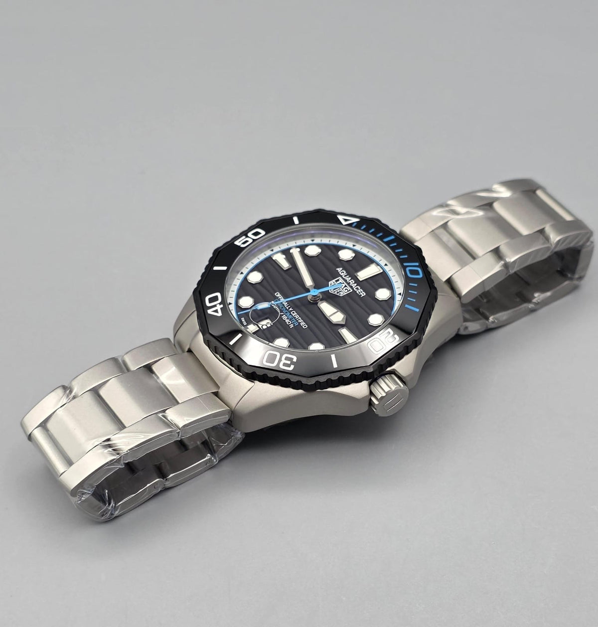 Premium Black & Blue Automatic Diver-Style Luxury Watch