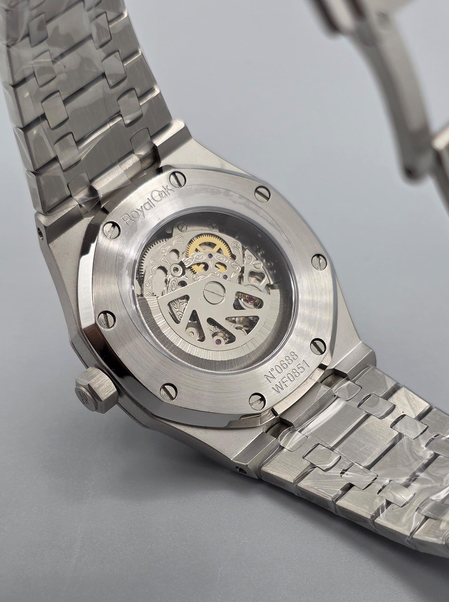 Luxury Skeleton Dial Watch – Automatic Open Heart