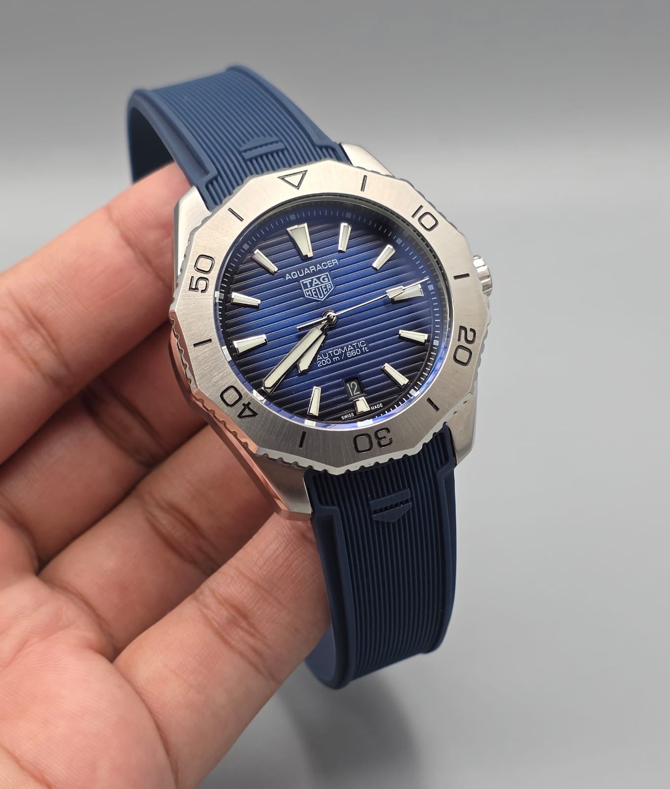 Premium Blue Dial Automatic Dive-Style Watch