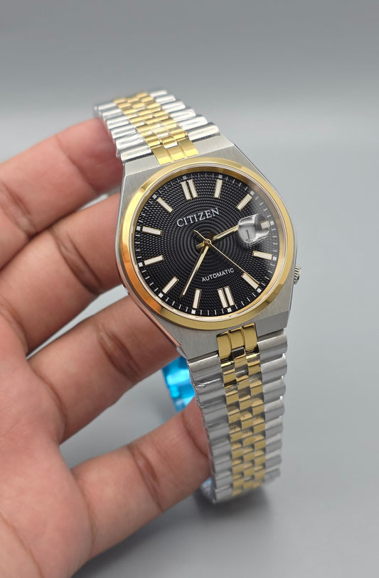Luxury Black Dial Automatic – Two-Tone Edition